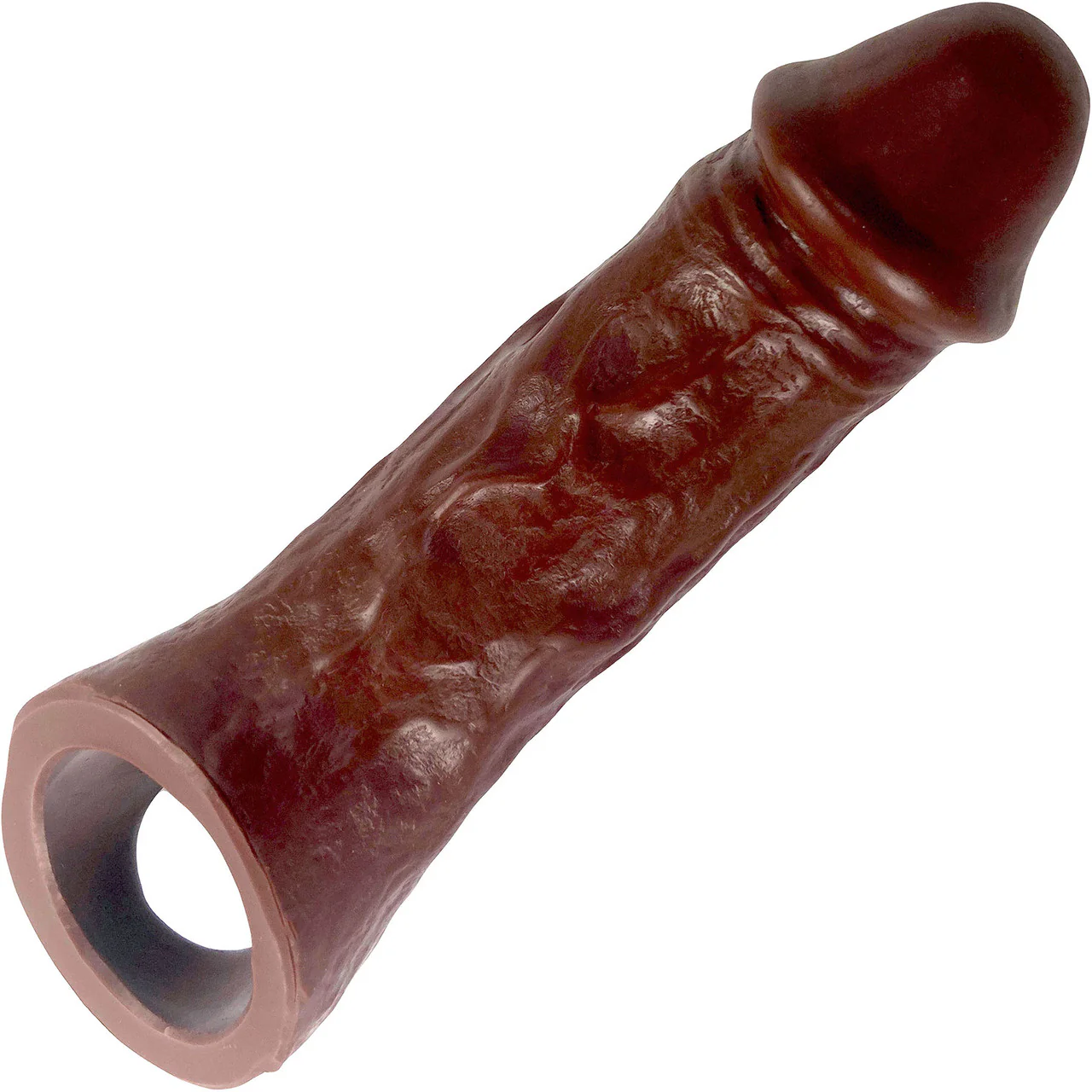 Colossus Silicone Penis Extender By Vixen - Chocolate - Image 3