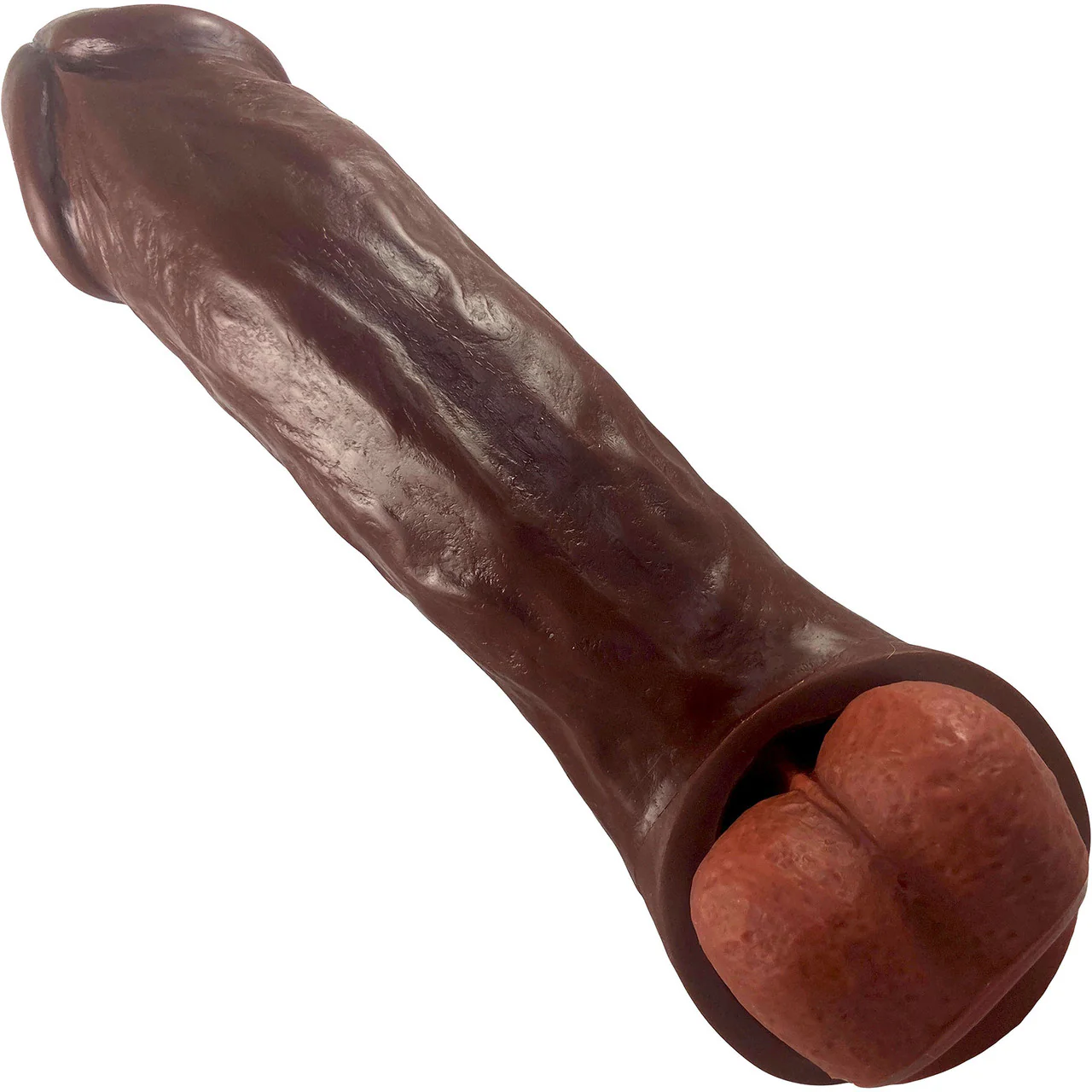 Colossus Silicone Penis Extender By Vixen - Chocolate - Image 5
