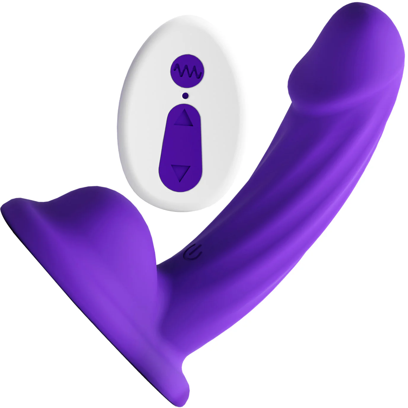Colours Curve 5" Silicone Vibrating Grinding Dildo With Remote By NS Novelties - Image 5