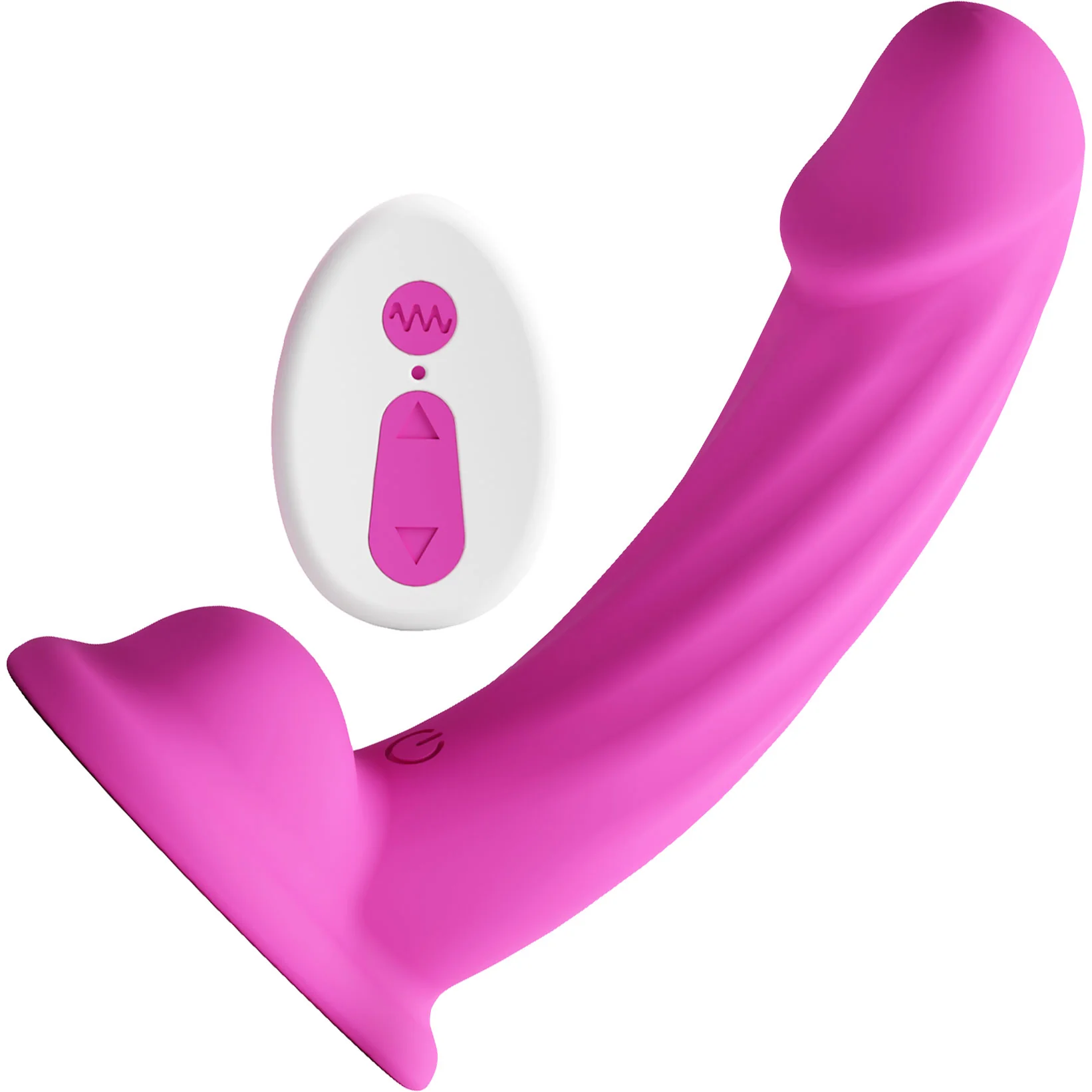Colours Curve 6" Silicone Vibrating Grinding Dildo With Remote By NS Novelties - Image 2