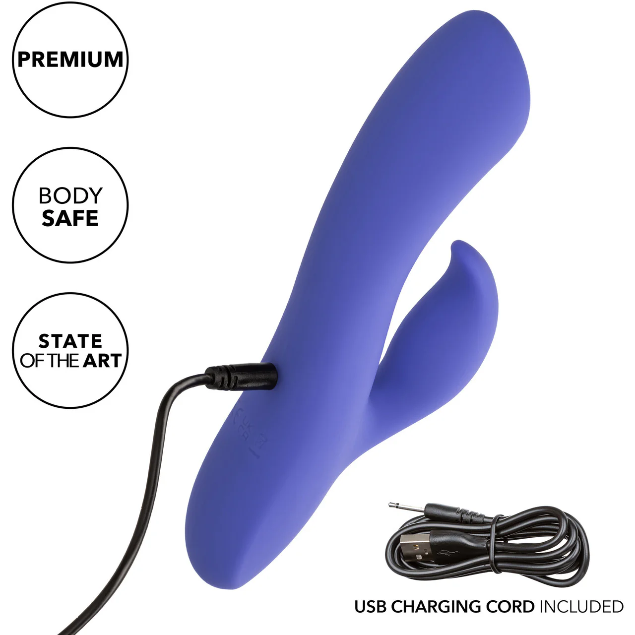 Connect® Dual Stimulator Rechargeable Silicone App Enabled Rabbit Vibrator By CalExotics - Image 7