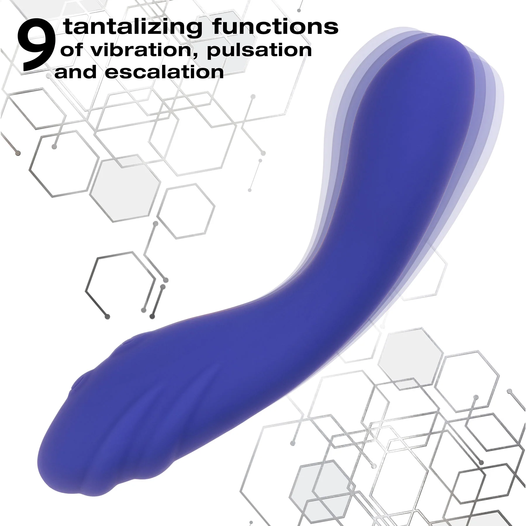 Connect® Warming Silicone App Enabled Vibrating G-Spot Wand - Image 3