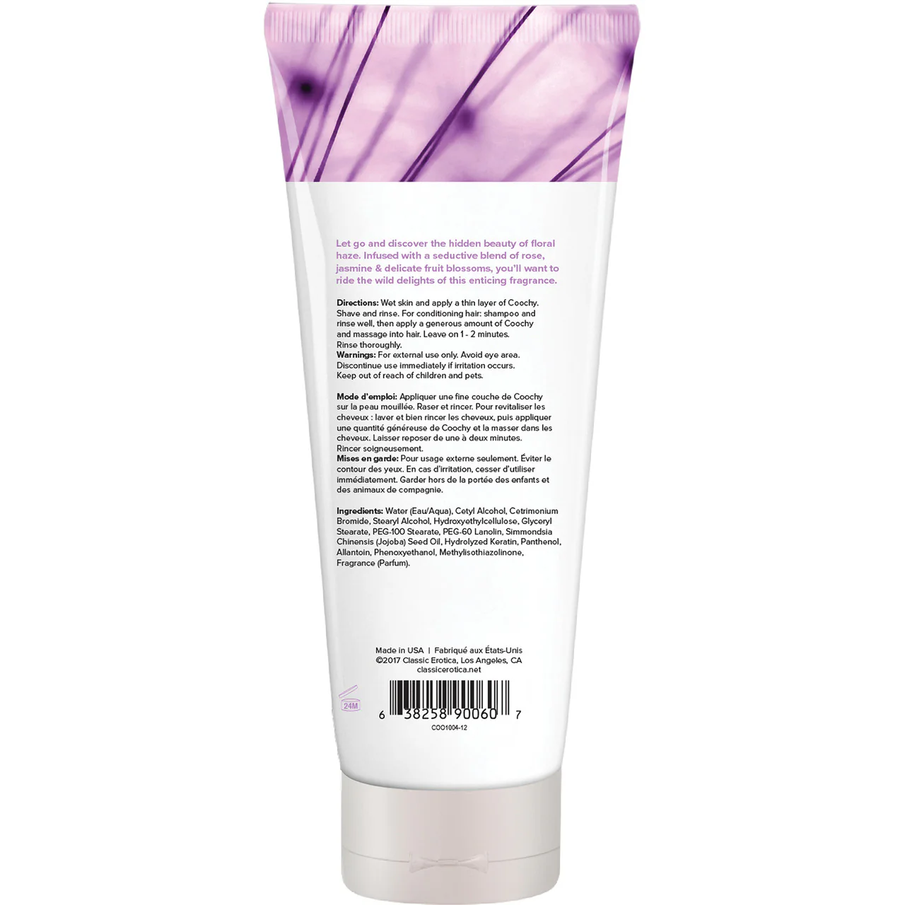 COOCHY Oh So Smooth Shave Cream - Floral Haze 12.5 oz (370 mL) - Image 2
