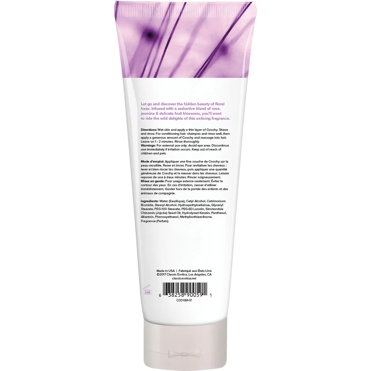 COOCHY Oh So Smooth Shave Cream - Floral Haze 7.2 oz (213 mL) - Image 2