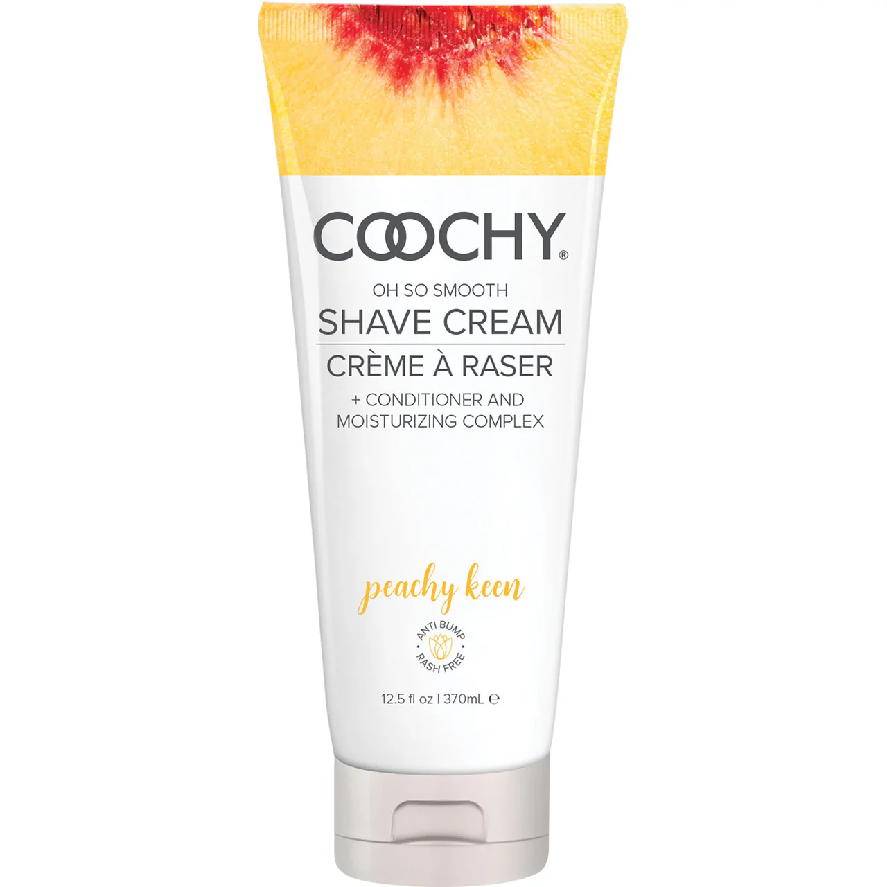 COOCHY Oh So Smooth Shave Cream  - Peachy Keen 12.5 oz (370 mL)