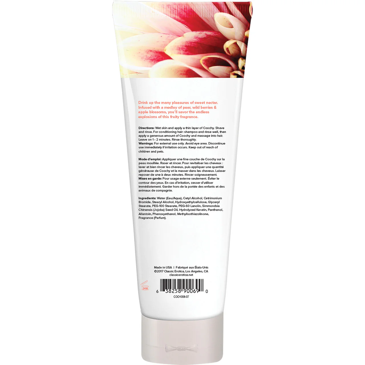 COOCHY Oh So Smooth Shave Cream - Sweet Nectar 7.2 oz (213 mL) - Image 2