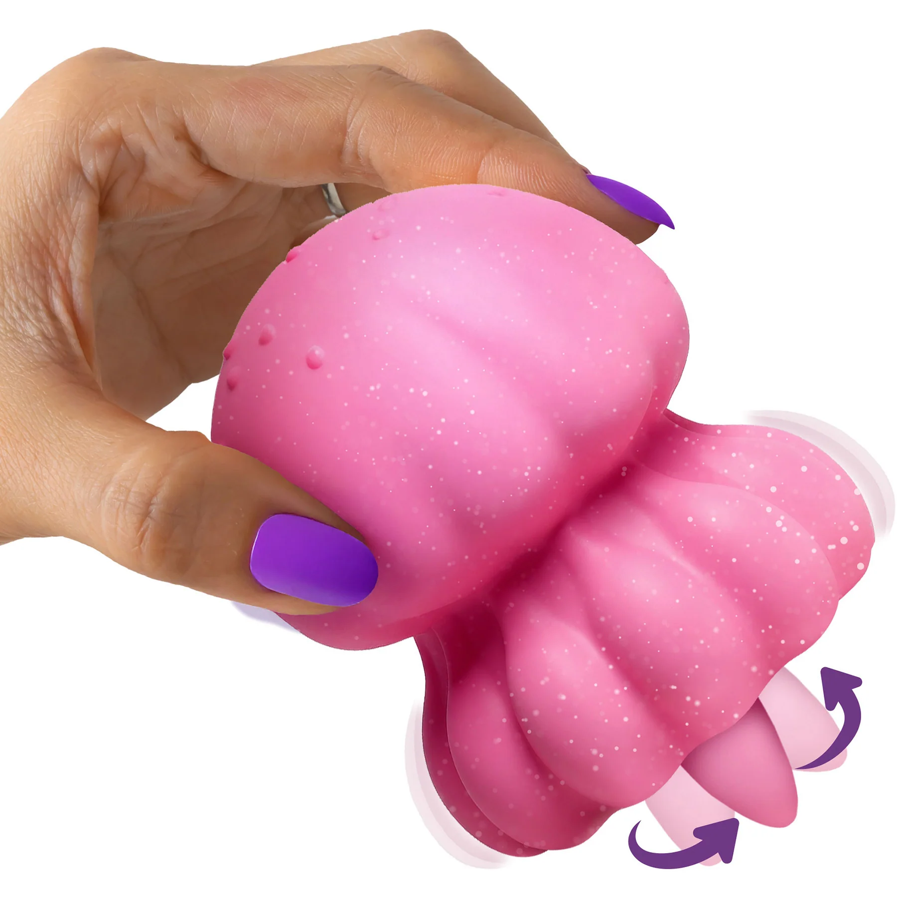 Creature Cuties Glow Jelly Licking & Vibrating Silicone Stimulator - Image 8