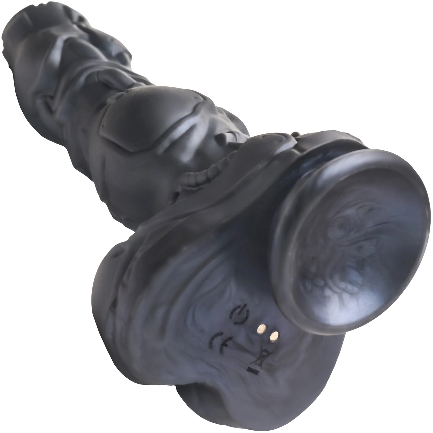 Cyborg 8.8" Thrusting & Vibrating Silicone Suction Cup Dildo With Remote By Creature Cocks - Image 5