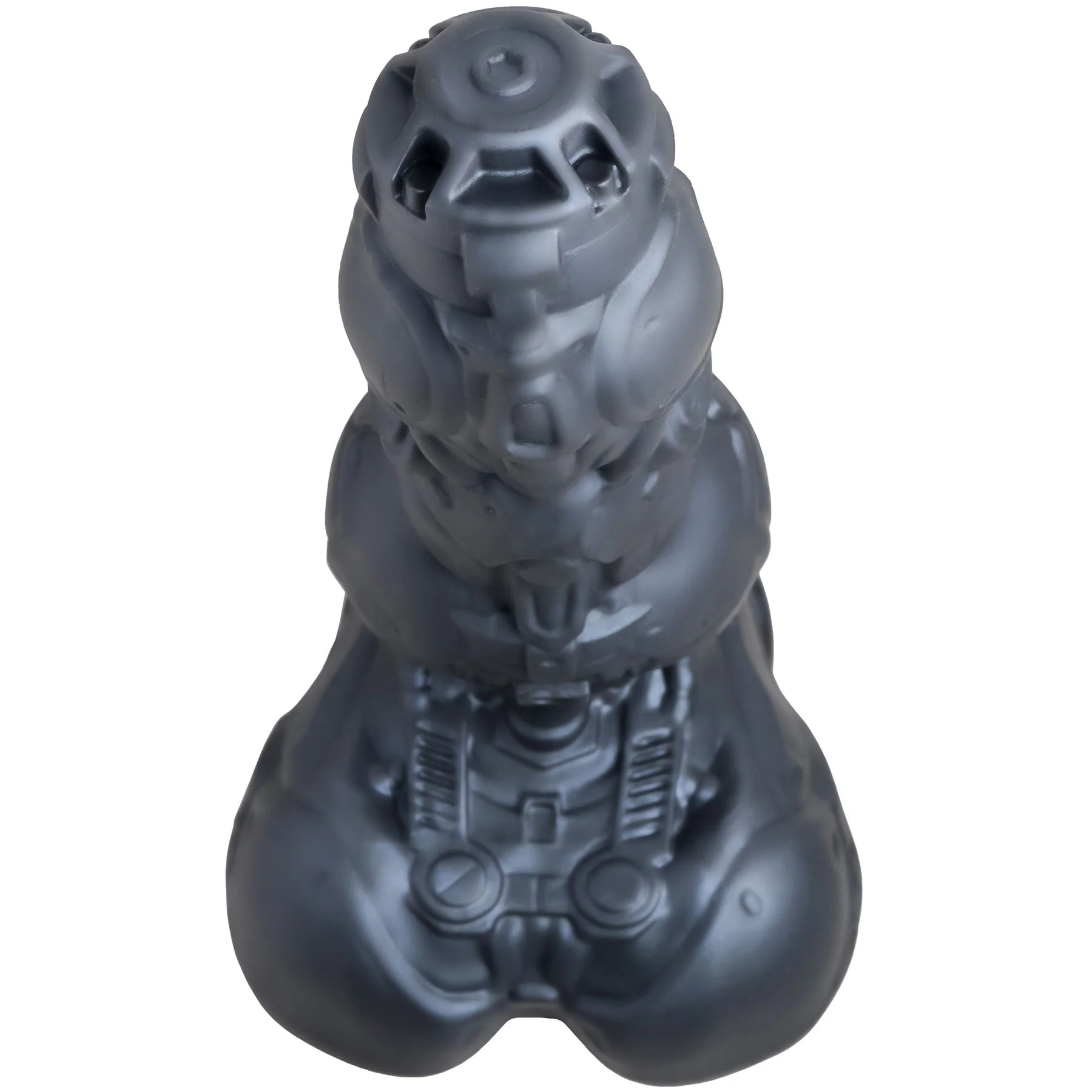 Cyborg 8.8" Thrusting & Vibrating Silicone Suction Cup Dildo With Remote By Creature Cocks - Image 9
