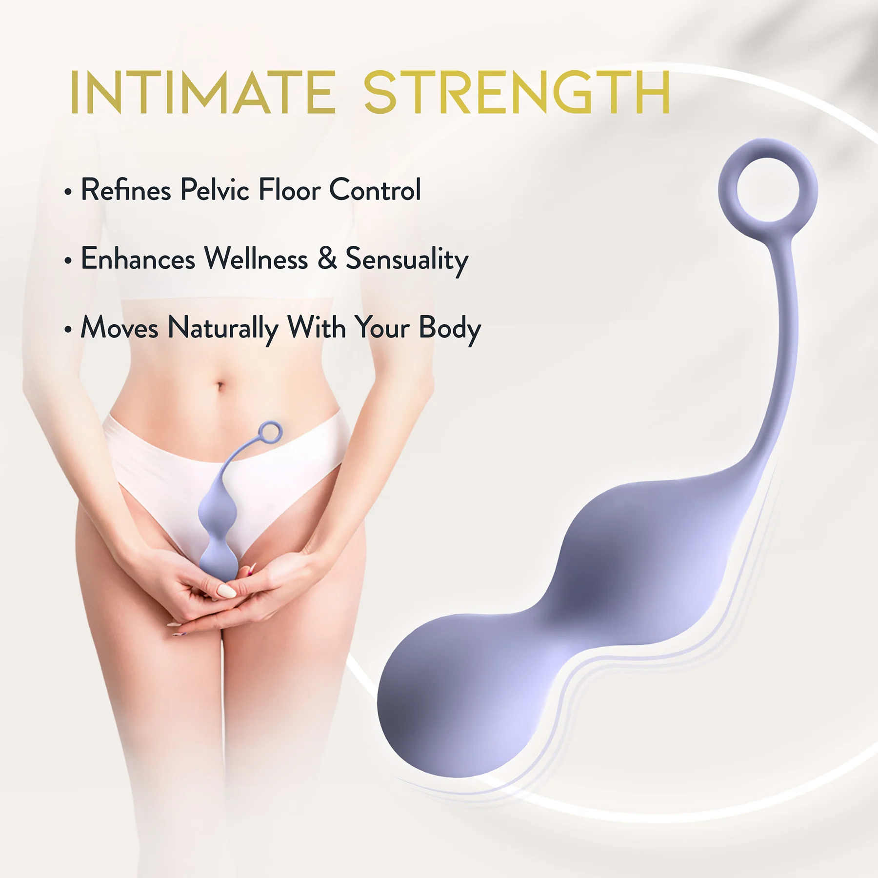 Délice Chéri Silicone Weighted Kegel Trainer By Blush - Image 2