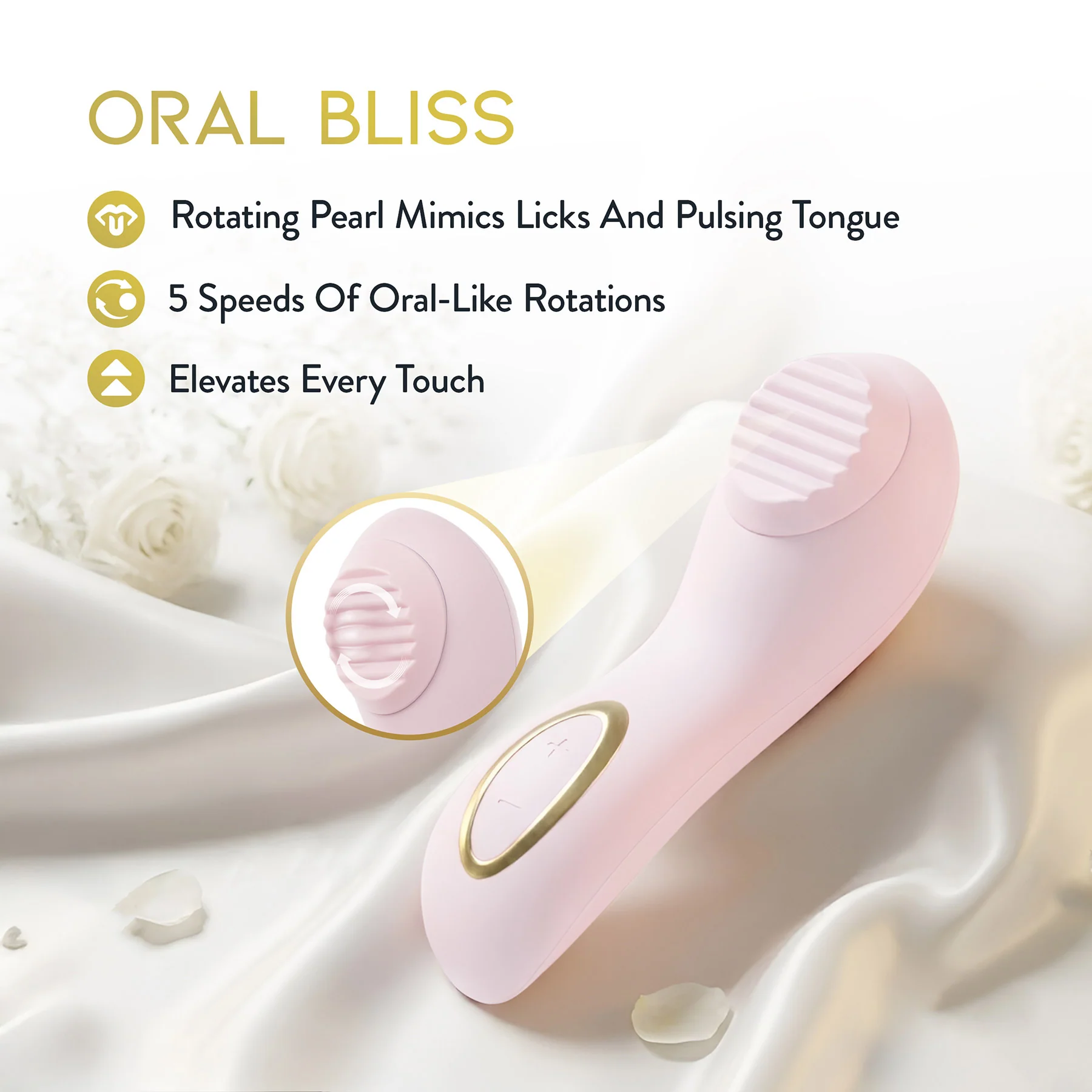 Délice Dahlia Rechargeable Silicone Stimulating Clitoral Massager By Blush - Image 2