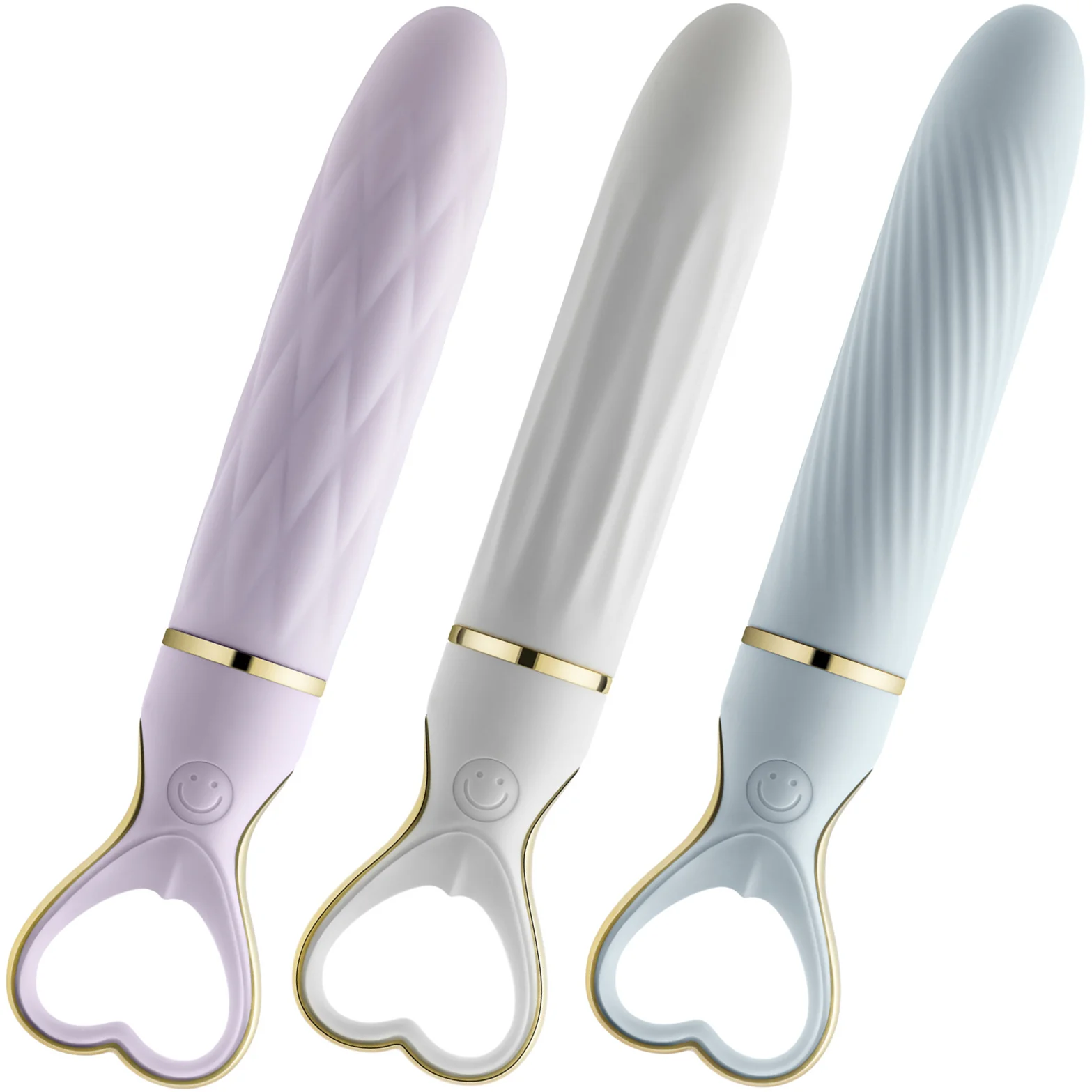 Délice Heartthrob Textured Rechargeable Silicone Vibrator By Blush