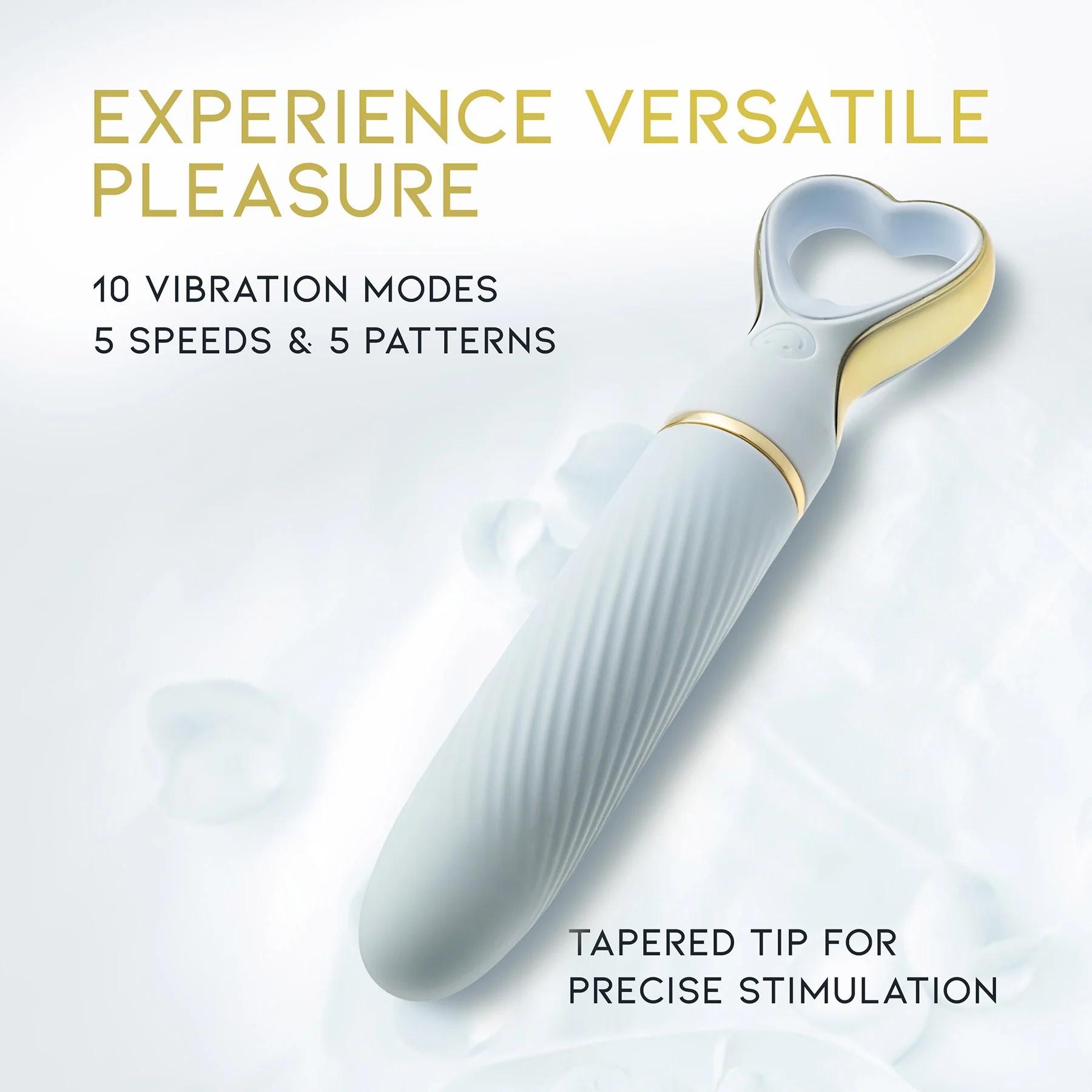 Délice Heartthrob Textured Rechargeable Silicone Vibrator By Blush - Image 7