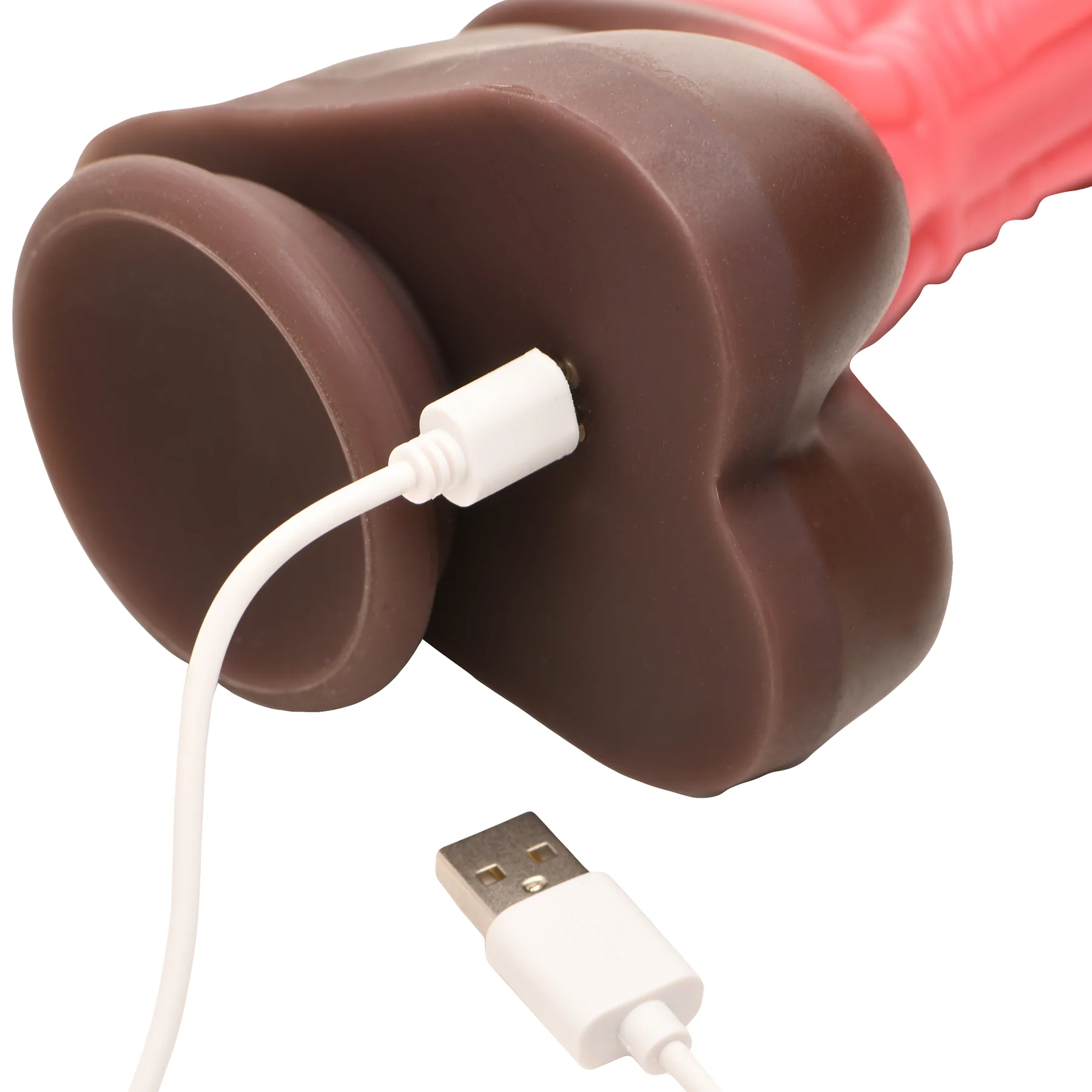 Deluxe Centaur 9.5" Thrusting & Vibrating Silicone Suction Cup Dildo By Creature Cocks - Image 17