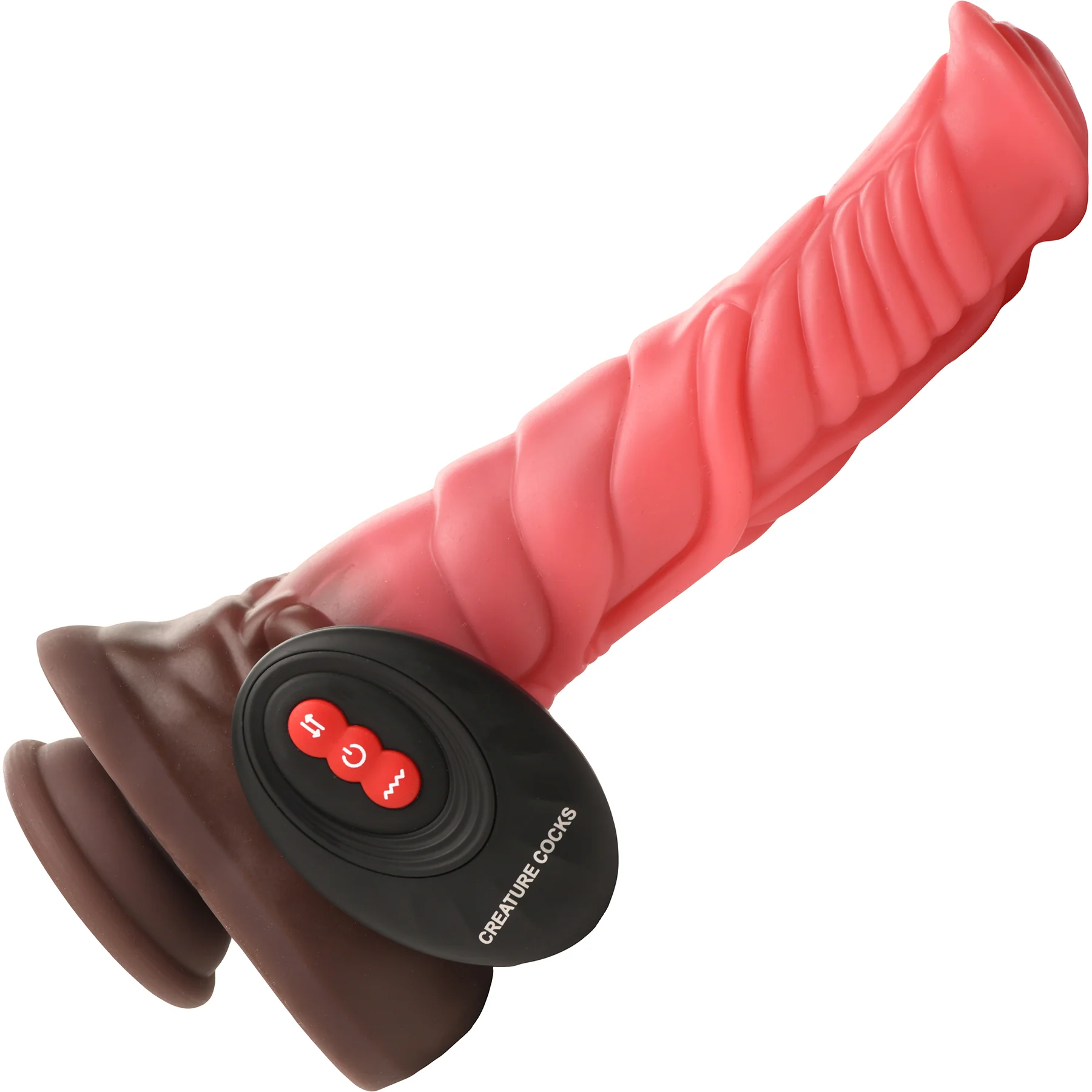 Deluxe Centaur 9.5" Thrusting & Vibrating Silicone Suction Cup Dildo By Creature Cocks - Image 9