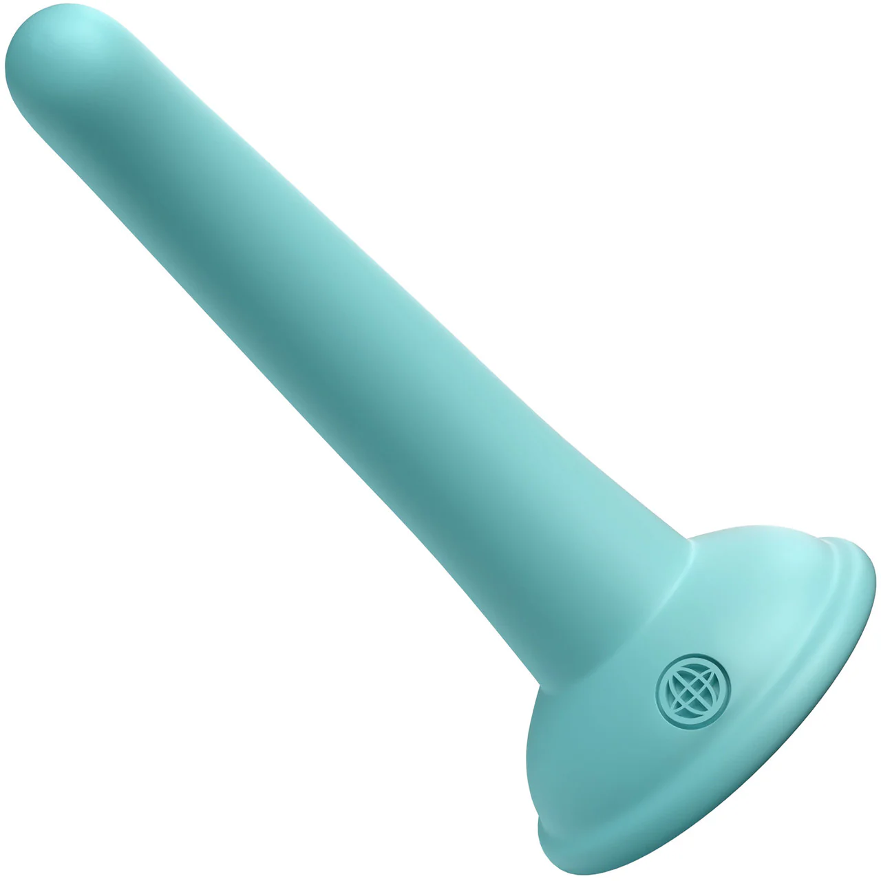 Dillio Platinum Curious Five Silicone 5" Suction Cup Dildo - Teal - Image 2