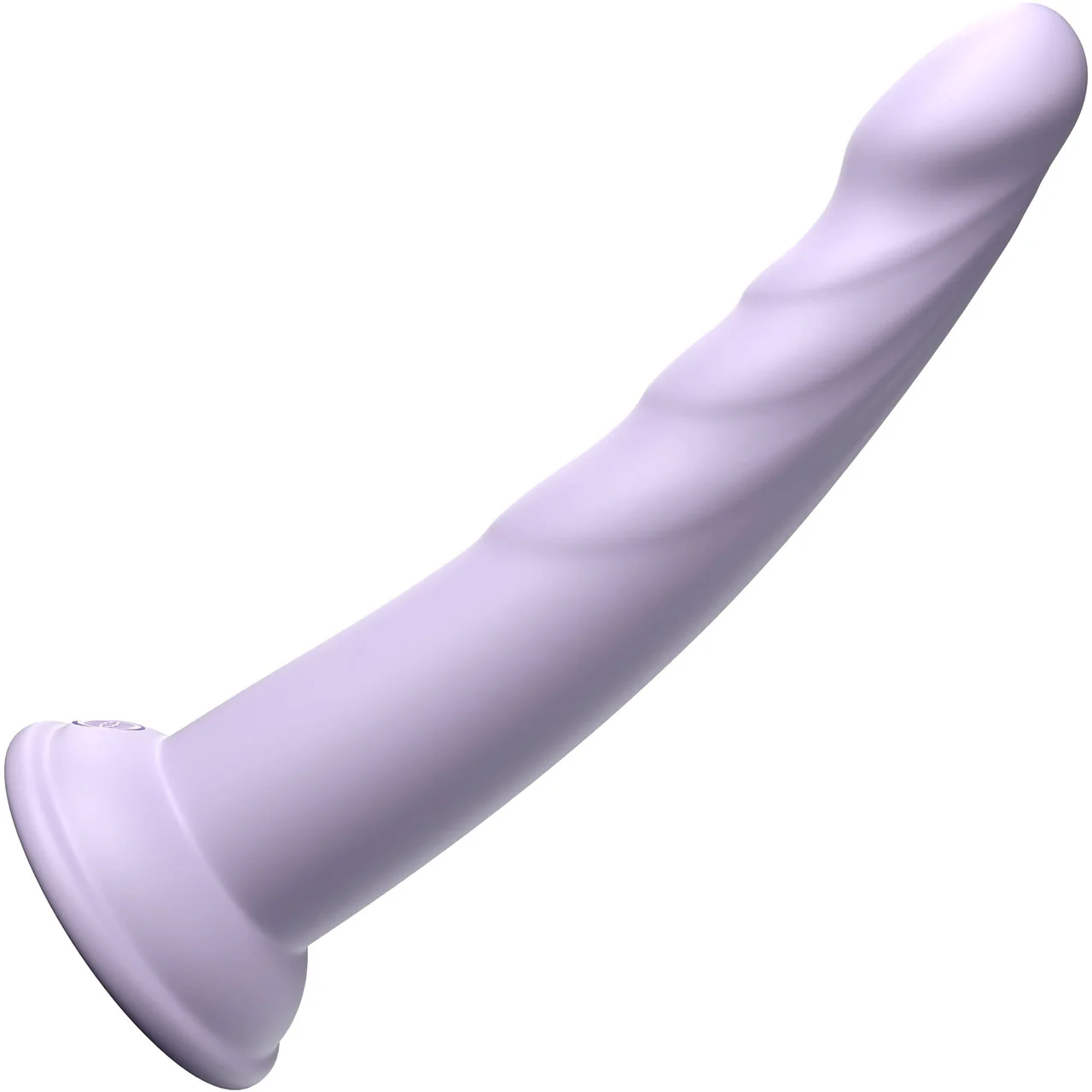 Dillio Platinum Slim Seven Silicone 7" Suction Cup Dildo - Lavender - Image 3
