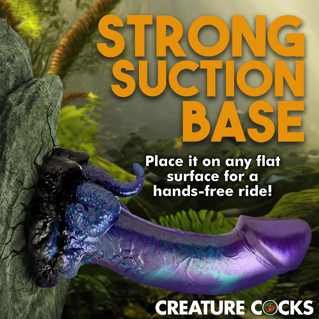 Dino-Dick 7.25" Silicone Suction Cup Dildo By Creature Cocks - Large - Image 10
