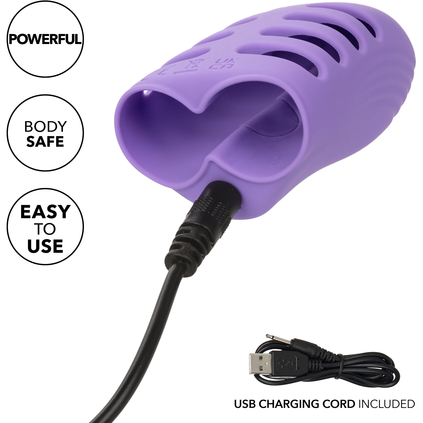 Dr. Laura Berman® Rechargeable Silicone Finger Vibrator - Image 5