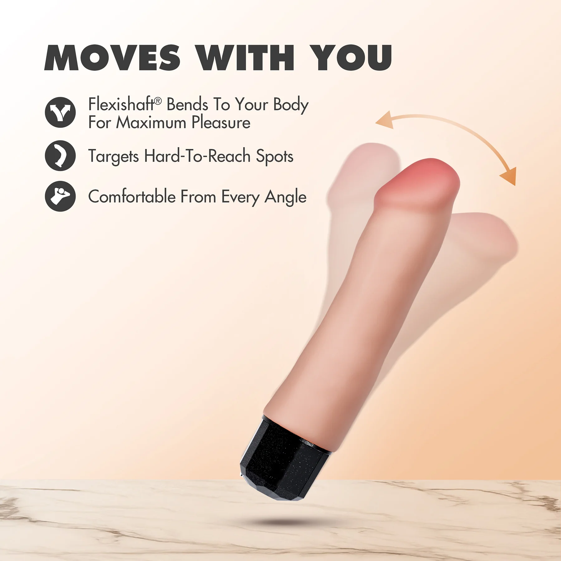 Dr. Skin Silicone Dr. Avery Waterproof Vibrating 7.5" Dildo By Blush - Image 4