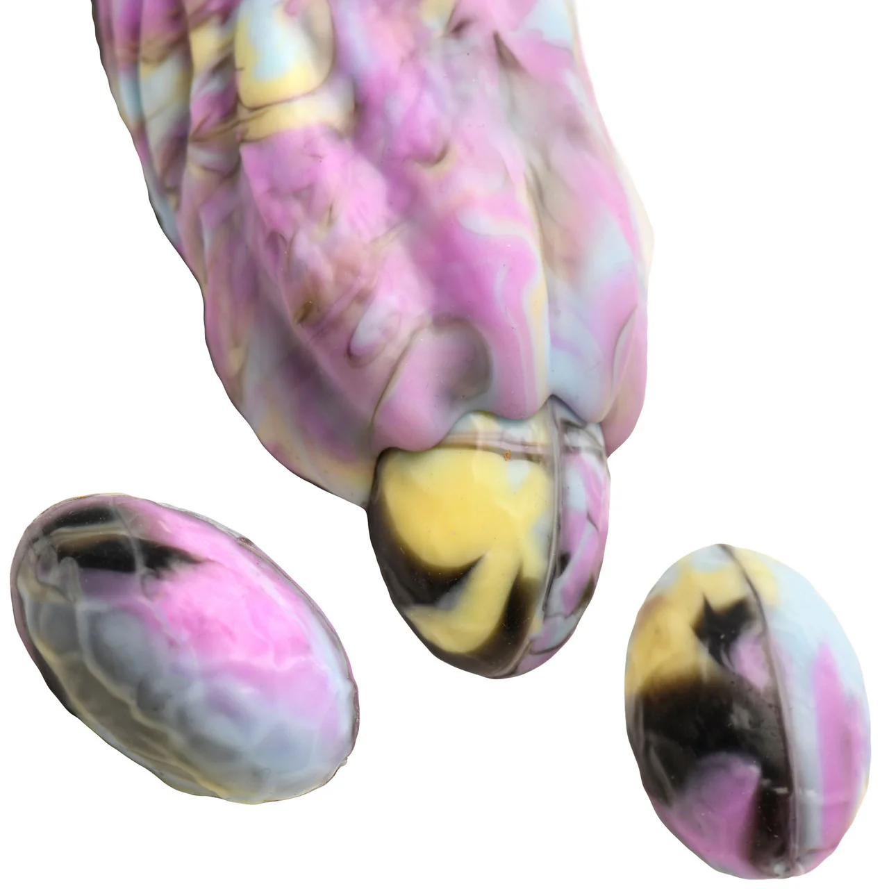 Dragon Spawn 7.25" Silicone Ovipositor Dildo With Eggs By Creature Cocks - Image 4