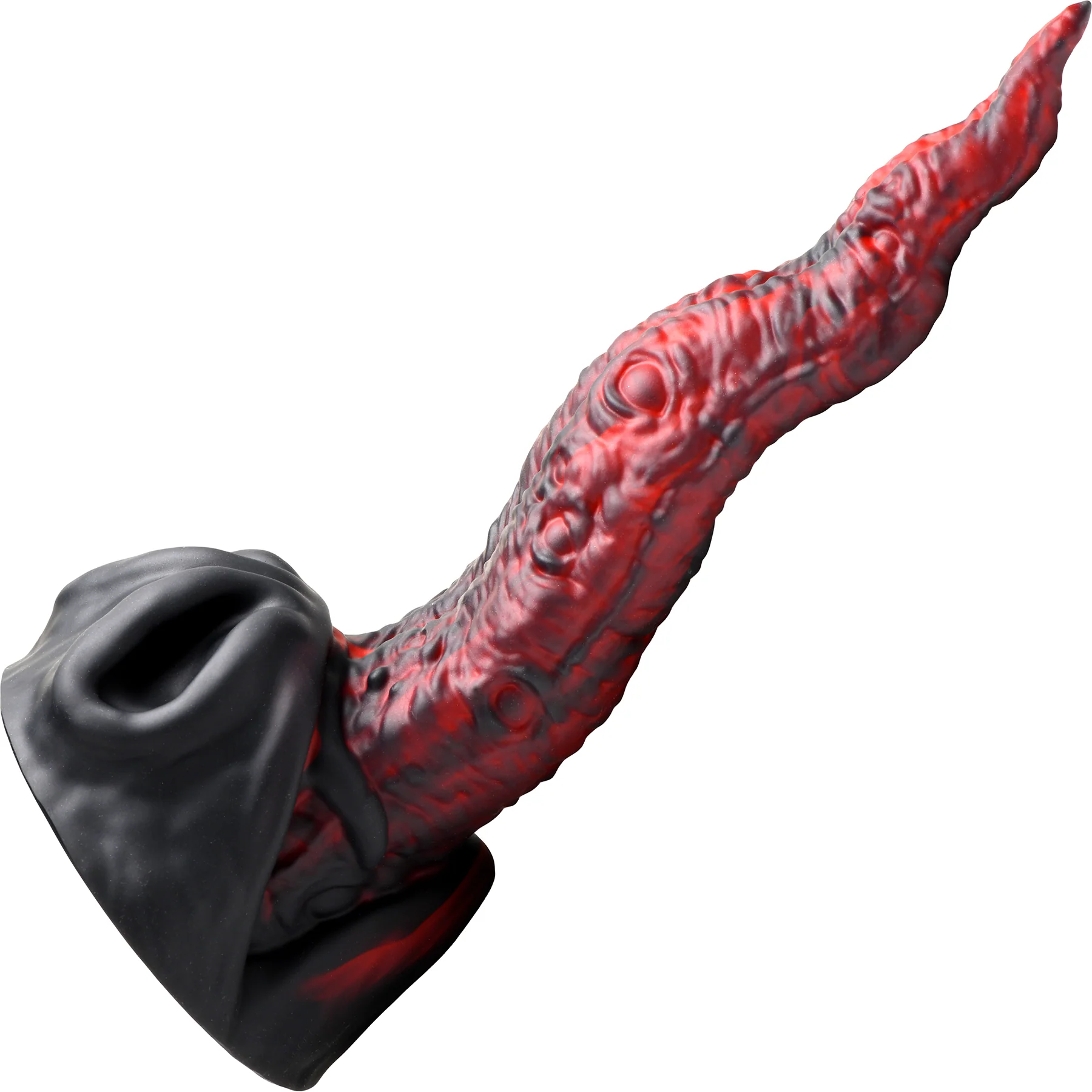 Dragon Tongue 9.6" Silicone Suction Cup Dildo By Creature Cocks - Image 9