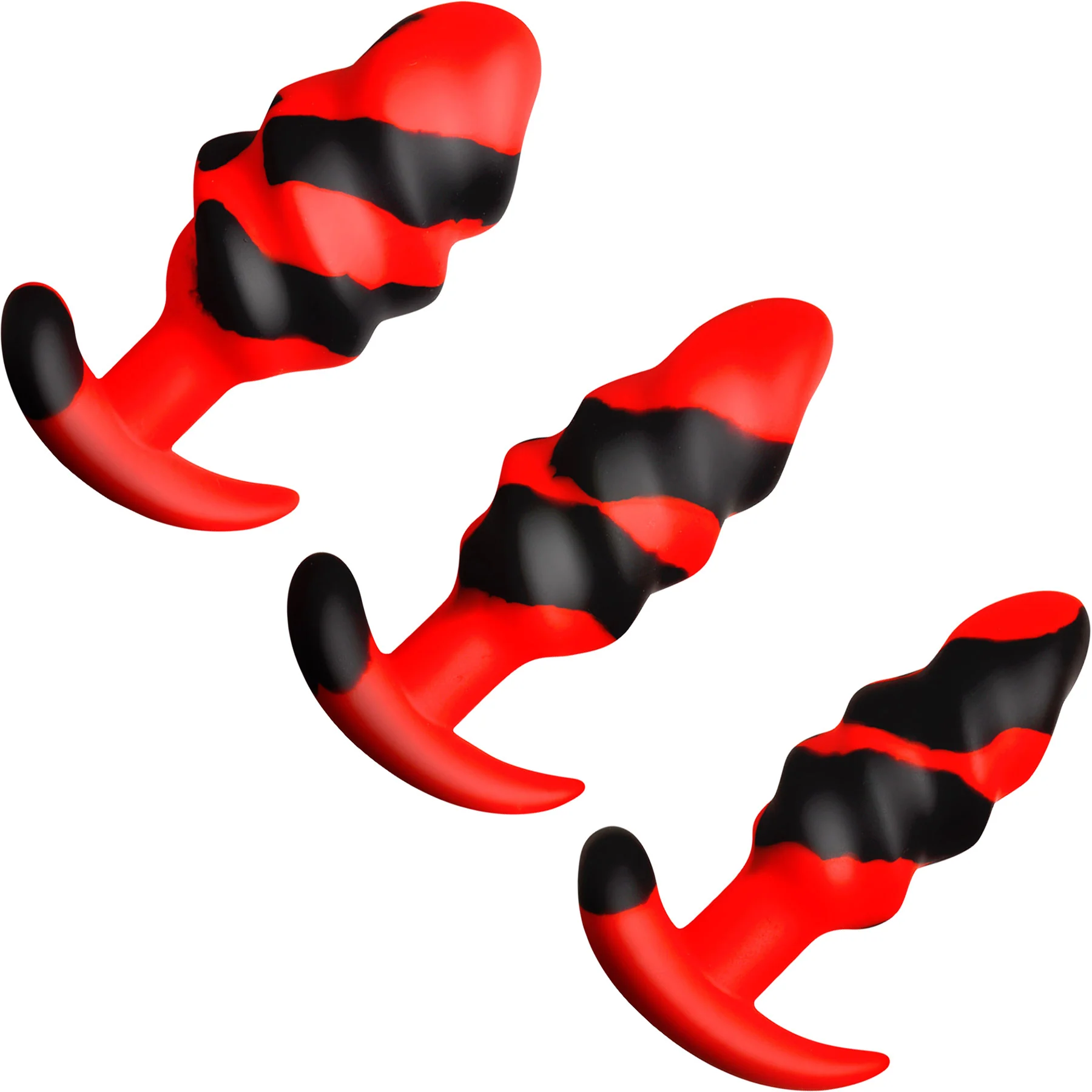 Dragon Trainer Silicone Butt Plug Set By Creature Cocks - 3 Piece Set