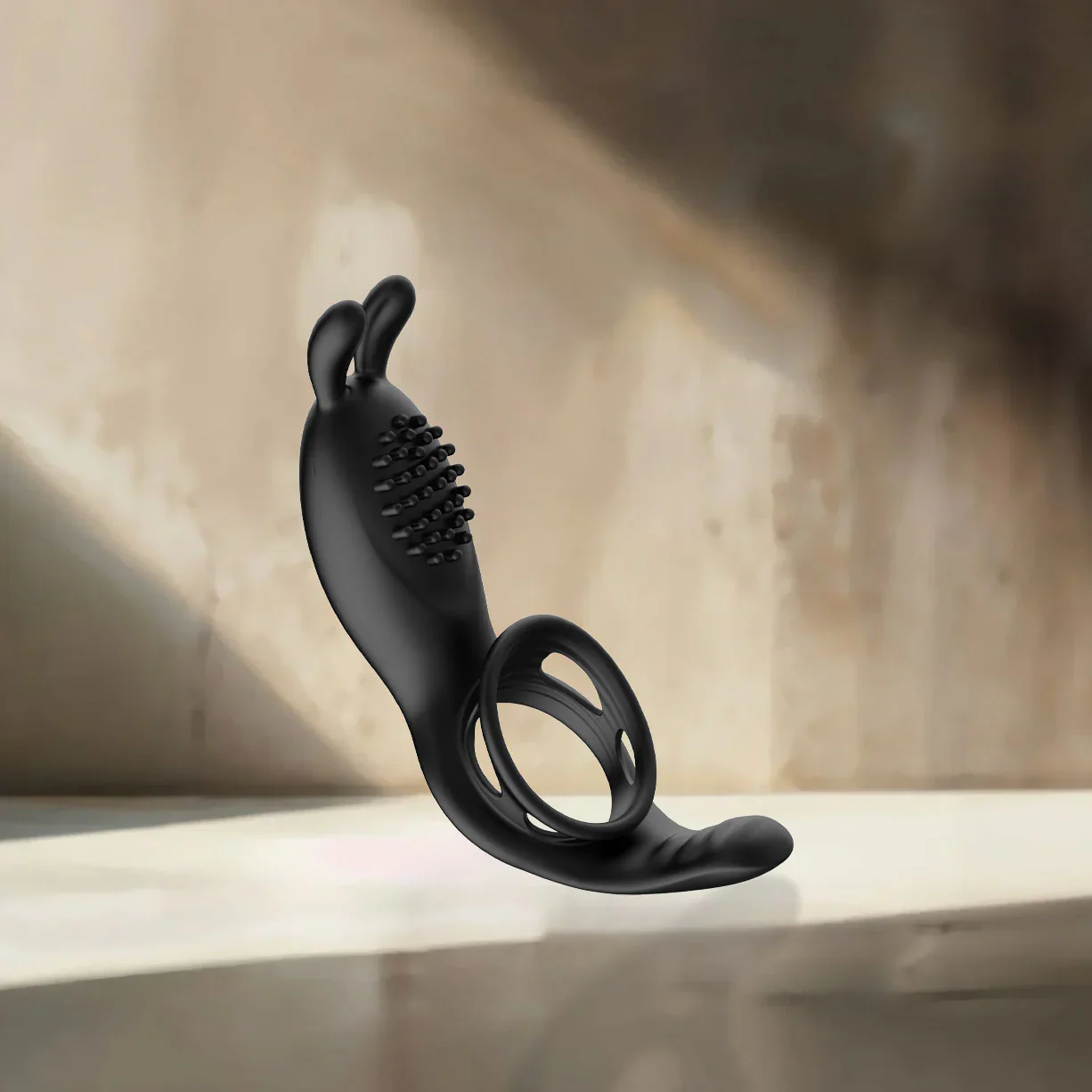 Edison Vibrating Rabbit Style Cock Ring By Vibeology - Image 2