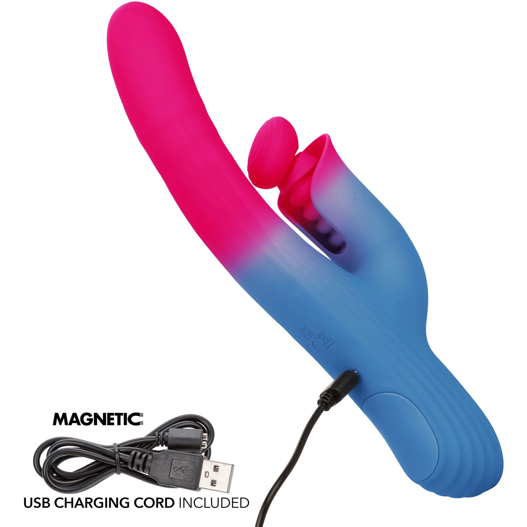 Elation™ Rechargeable Silicone Thrusting Dual Stimulator By CalExotics - Image 6