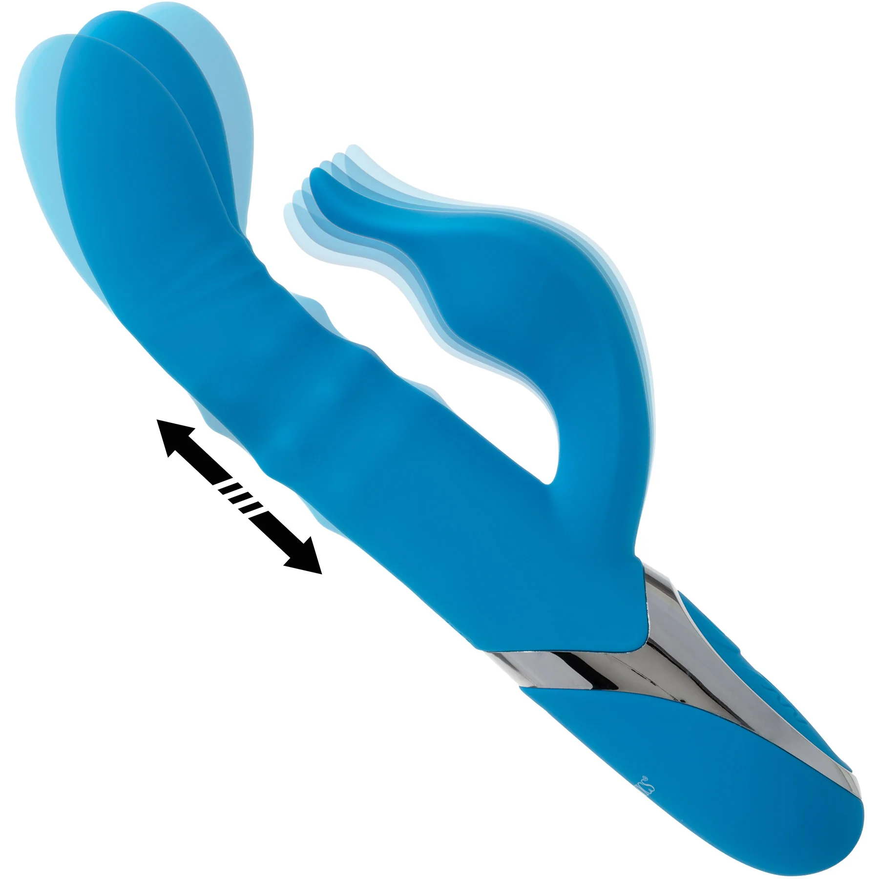 Enchanted Beaded Power "G" Dual Stimulation Silicone Vibrator - Image 3
