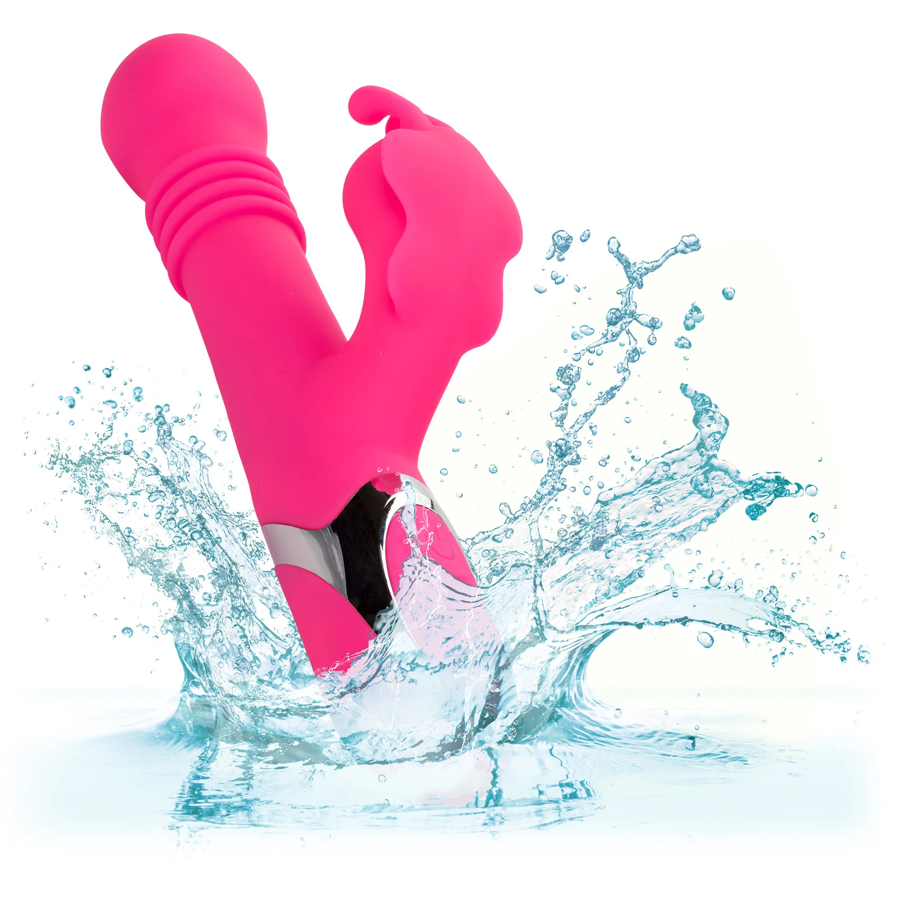 Enchanted Kissing Butterfly Thrusting & Rotating Vibrator With Clitoral Stimulator - Image 2