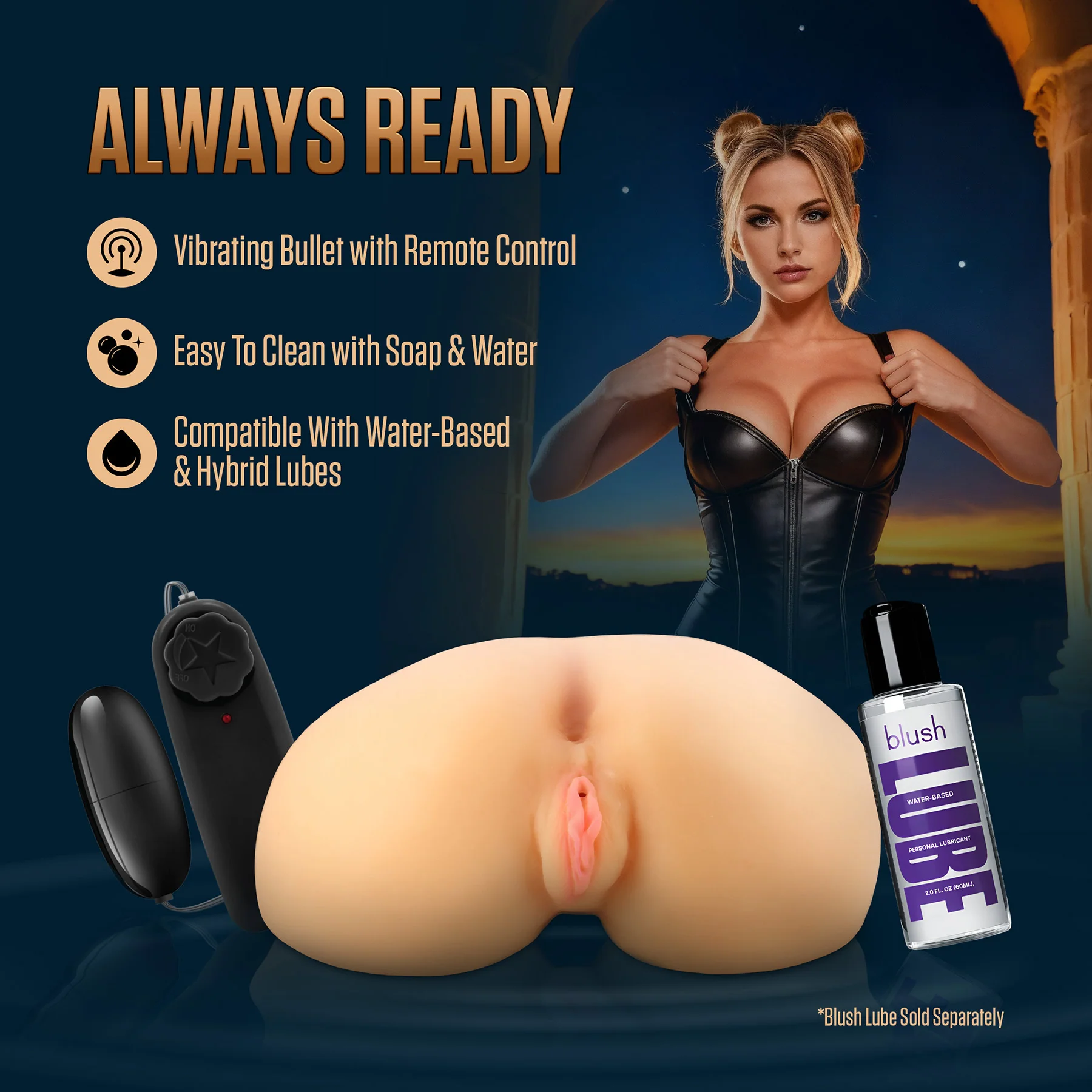 EnLust Annabella Dream Girls Of AI Vibrating Penis Masturbator - Image 2