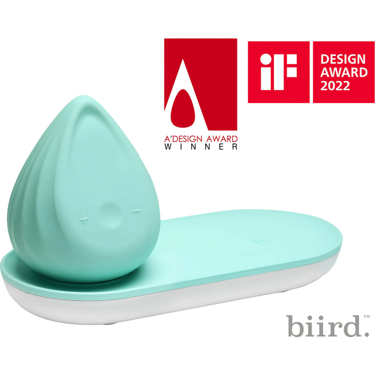 Evii Squishy Silicone External Vibrator With 2 Motors By Biird - Mint - Image 6