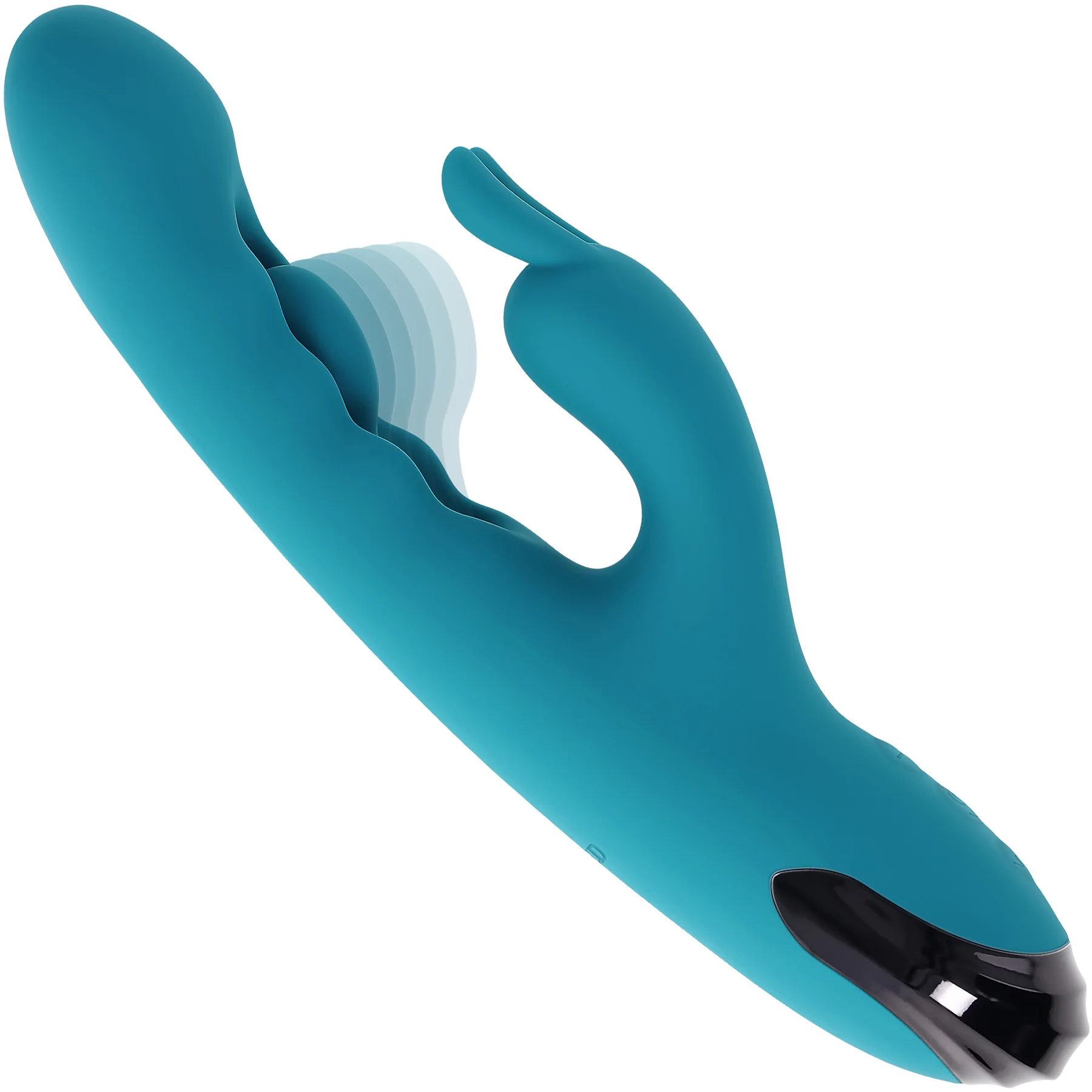 Evolved Novelties Bunny Tapper G-Spot Tapping Silicone Rabbit Vibrator - Image 3