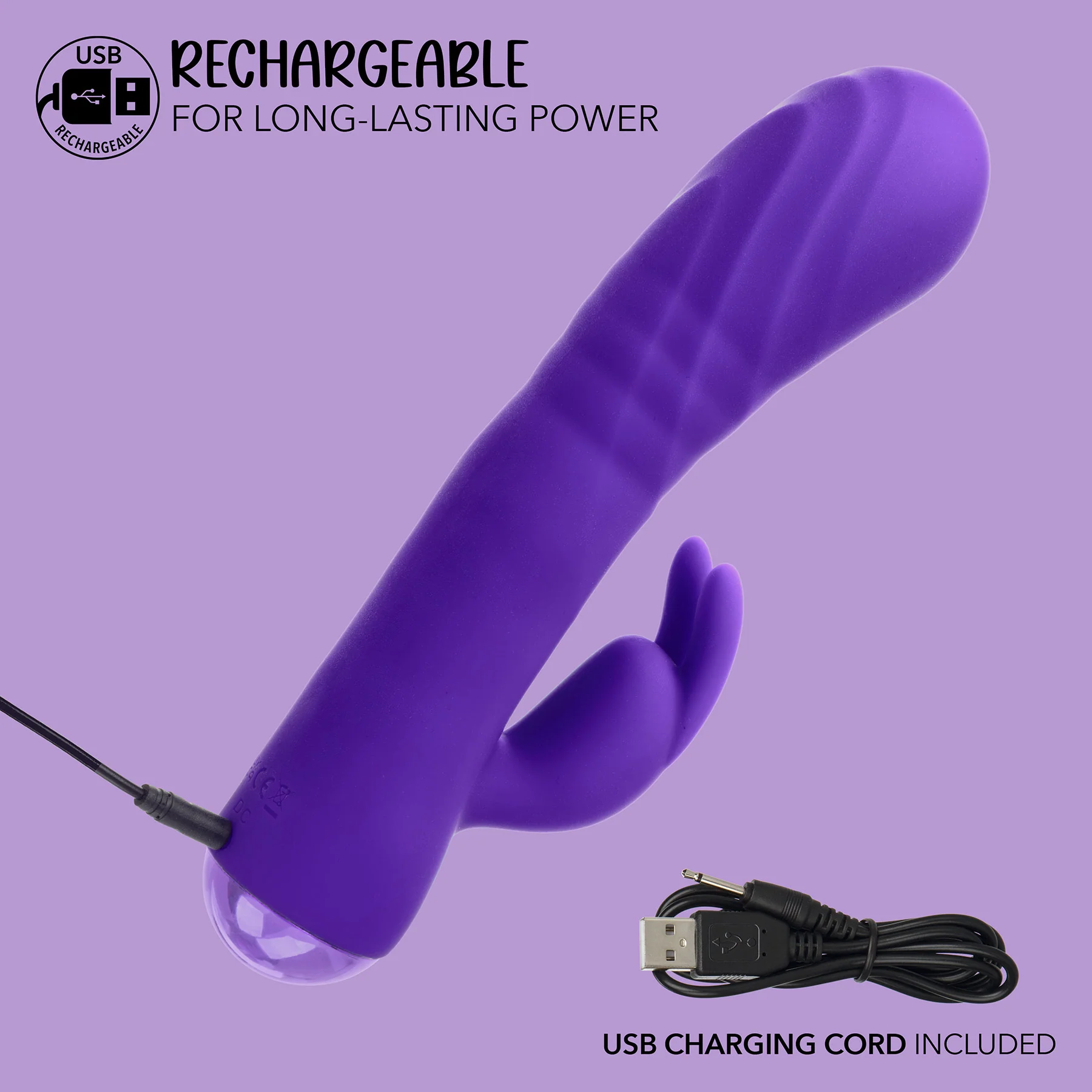 Extra Thicc™ Chubby Deep-Thrust Bunny Silicone Rabbit Vibrator - Image 6