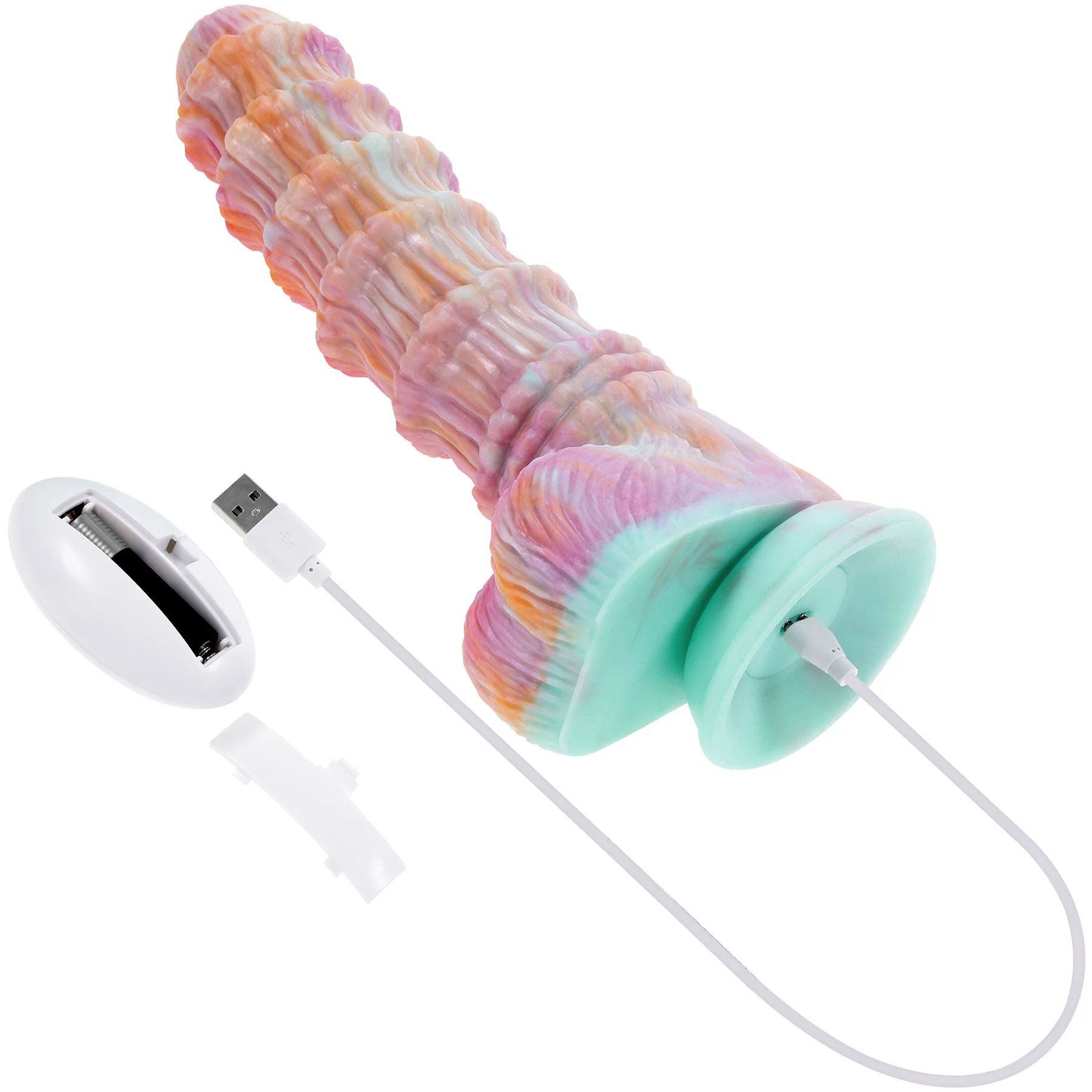 Fantasy Rechargeable Silicone Vibrating Dildo With Remote By Evolved Novelties - Image 13