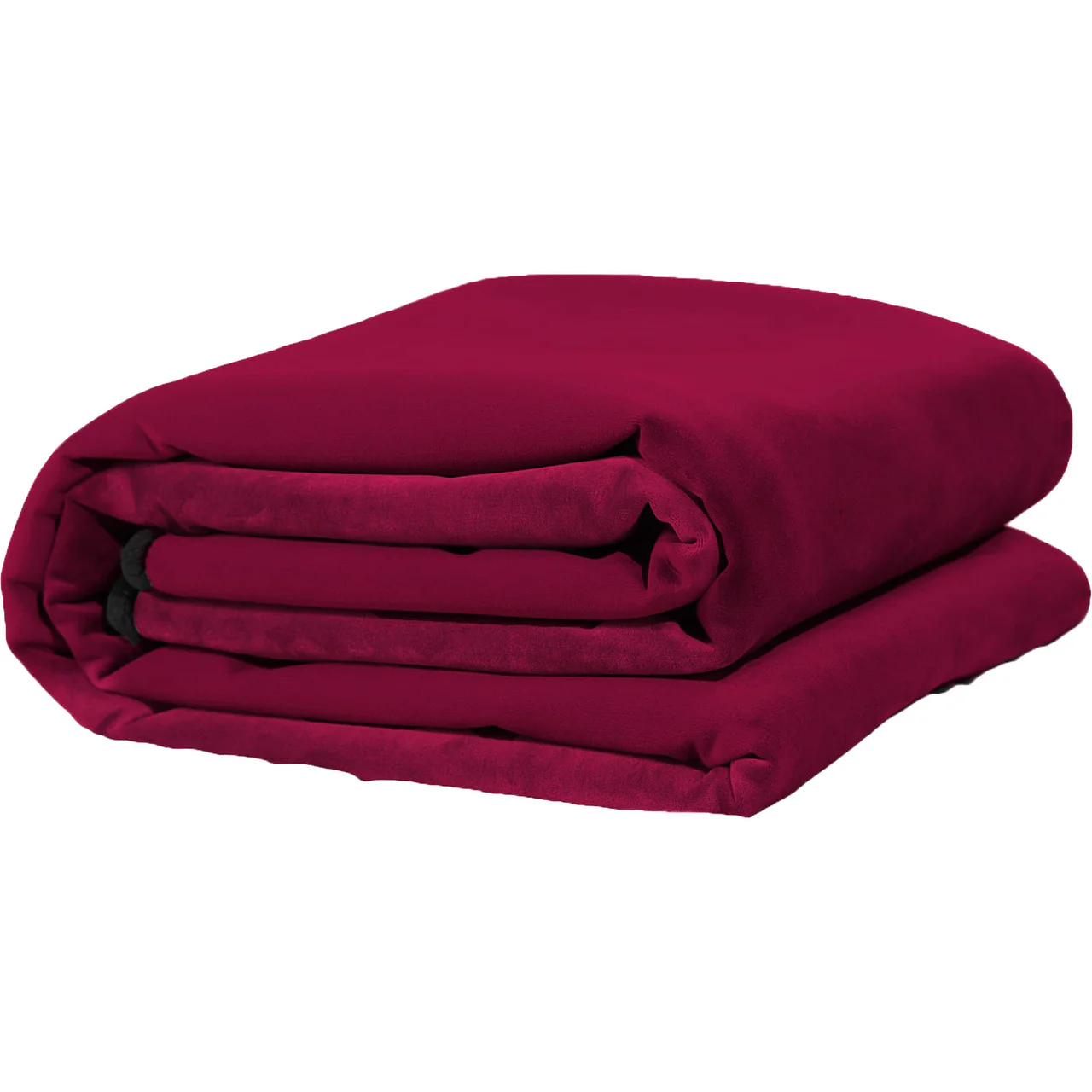 Fascinator Travel Throw Moisture-Proof Sensual Blanket - Microvelvet Merlot 53" x 36" - Image 5