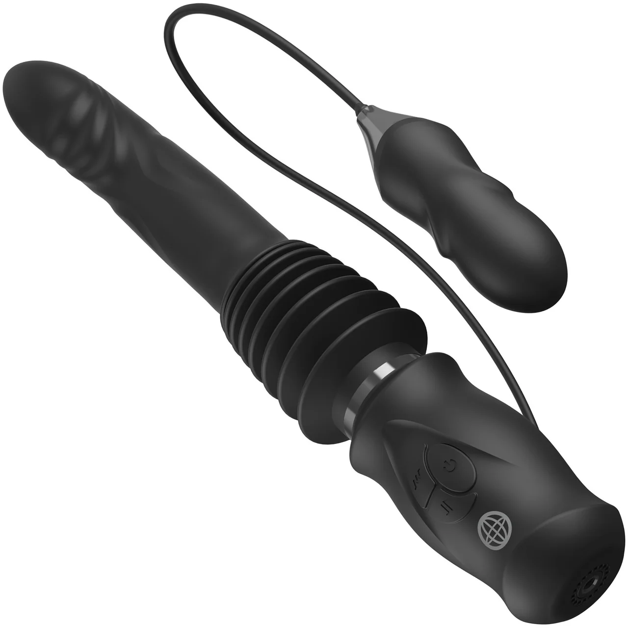 Fetish Fantasy Series Ultimate Silicone Rechargeable Thruster With Vibrating Bullet & Suction Base - Image 3