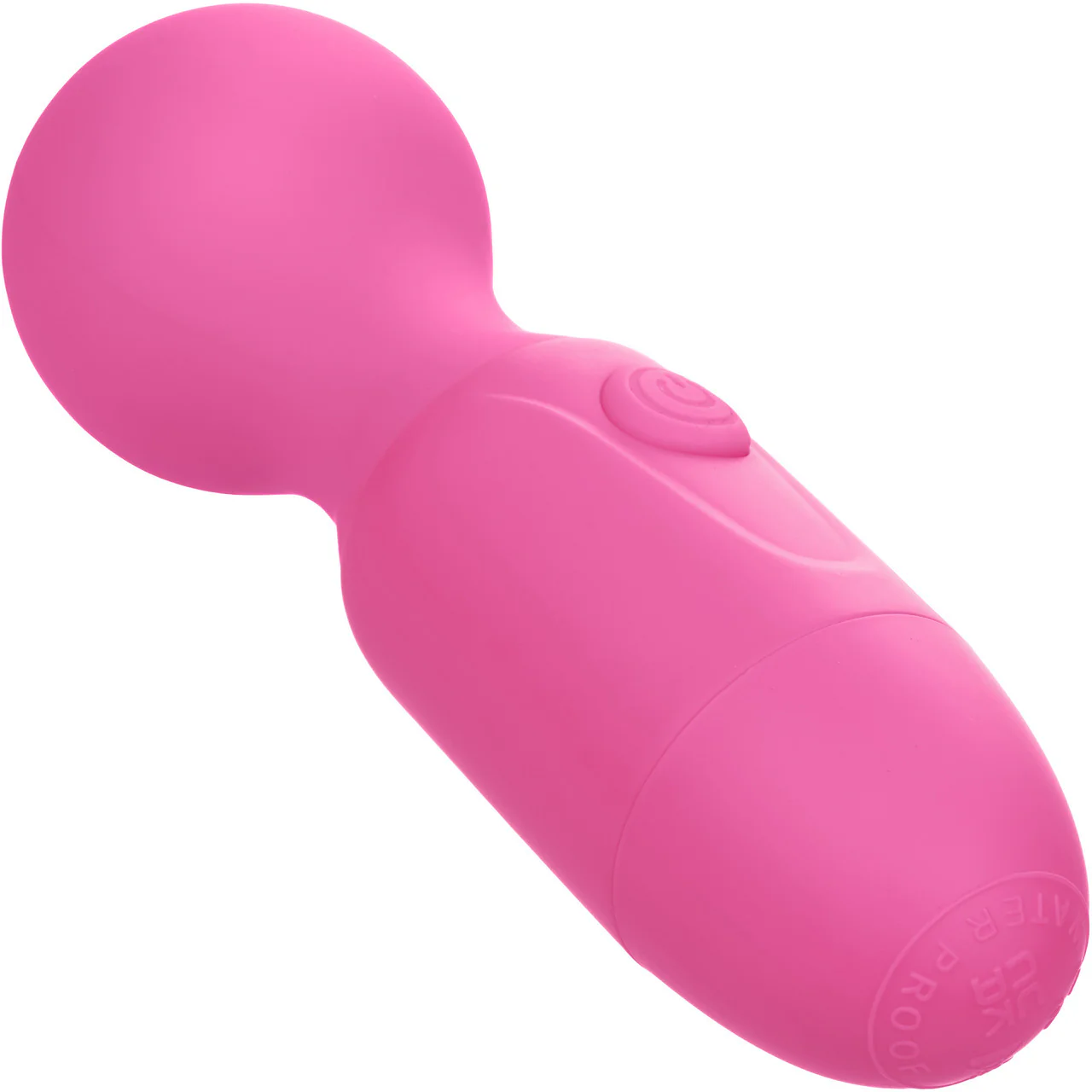First Time® Rechargeable Massager Waterproof Silicone Mini Wand Vibrator By CalExotics - Pink - Image 4