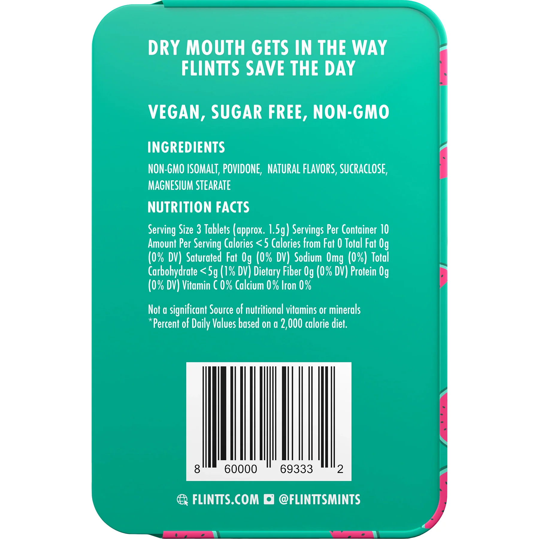 Flintts Mints Mouth Watering Oral Delights - 30 Tablets - Image 6
