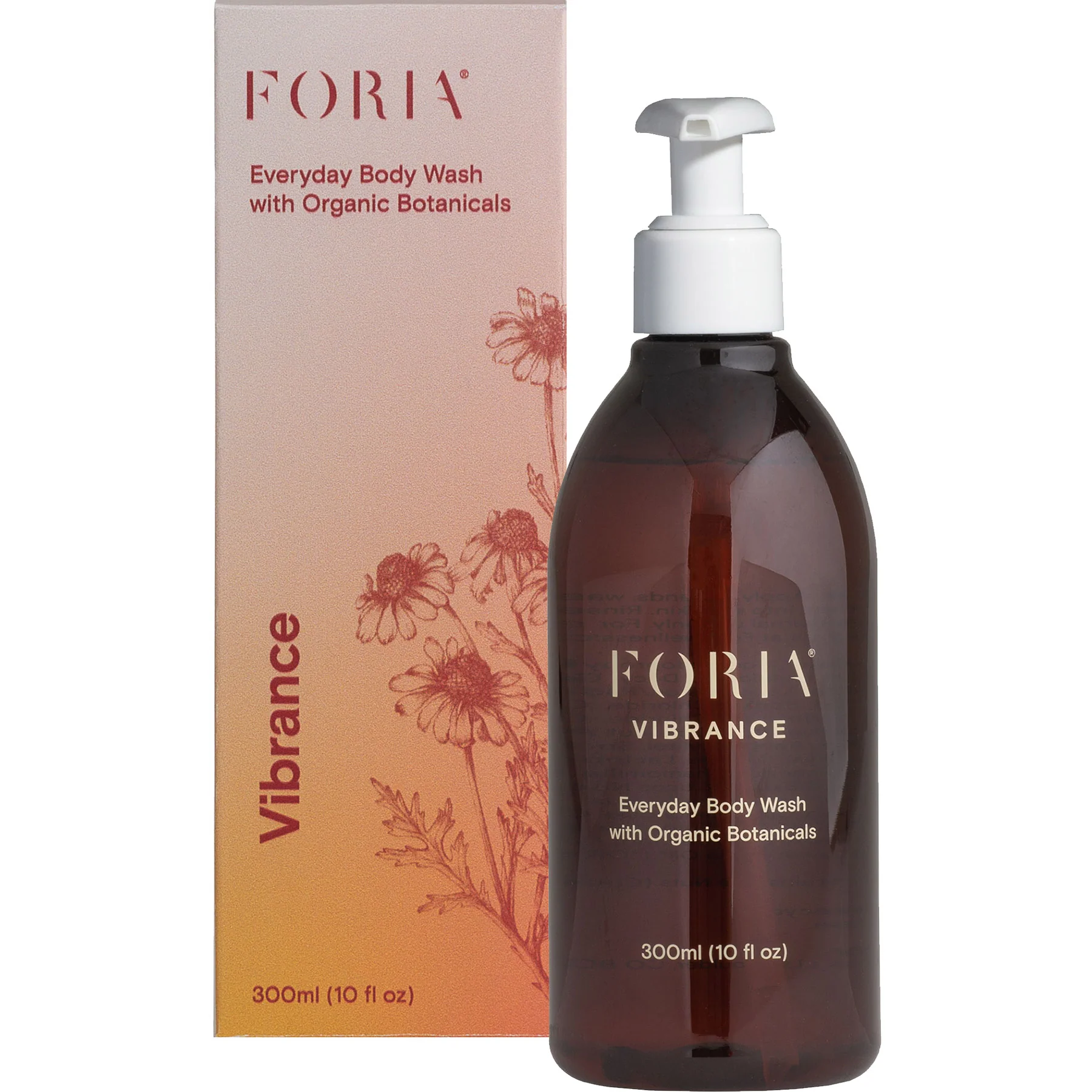 Foria Vibrance Everyday Body Wash with Organic Botanicals 10 fl oz