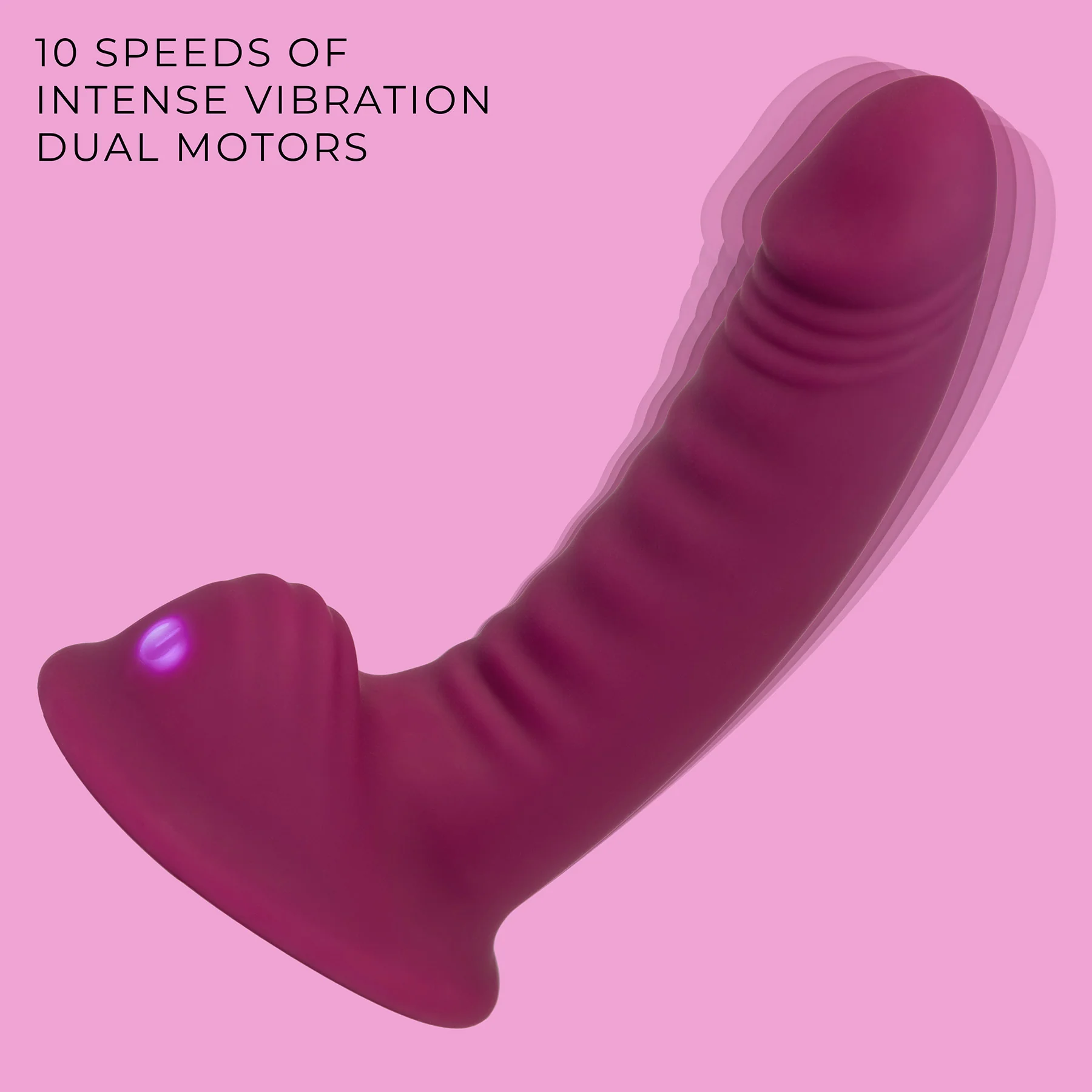 G-Ride™ Road Trip 5.75" Rechargeable Silicone Dual Stimulation Dildo - Image 5