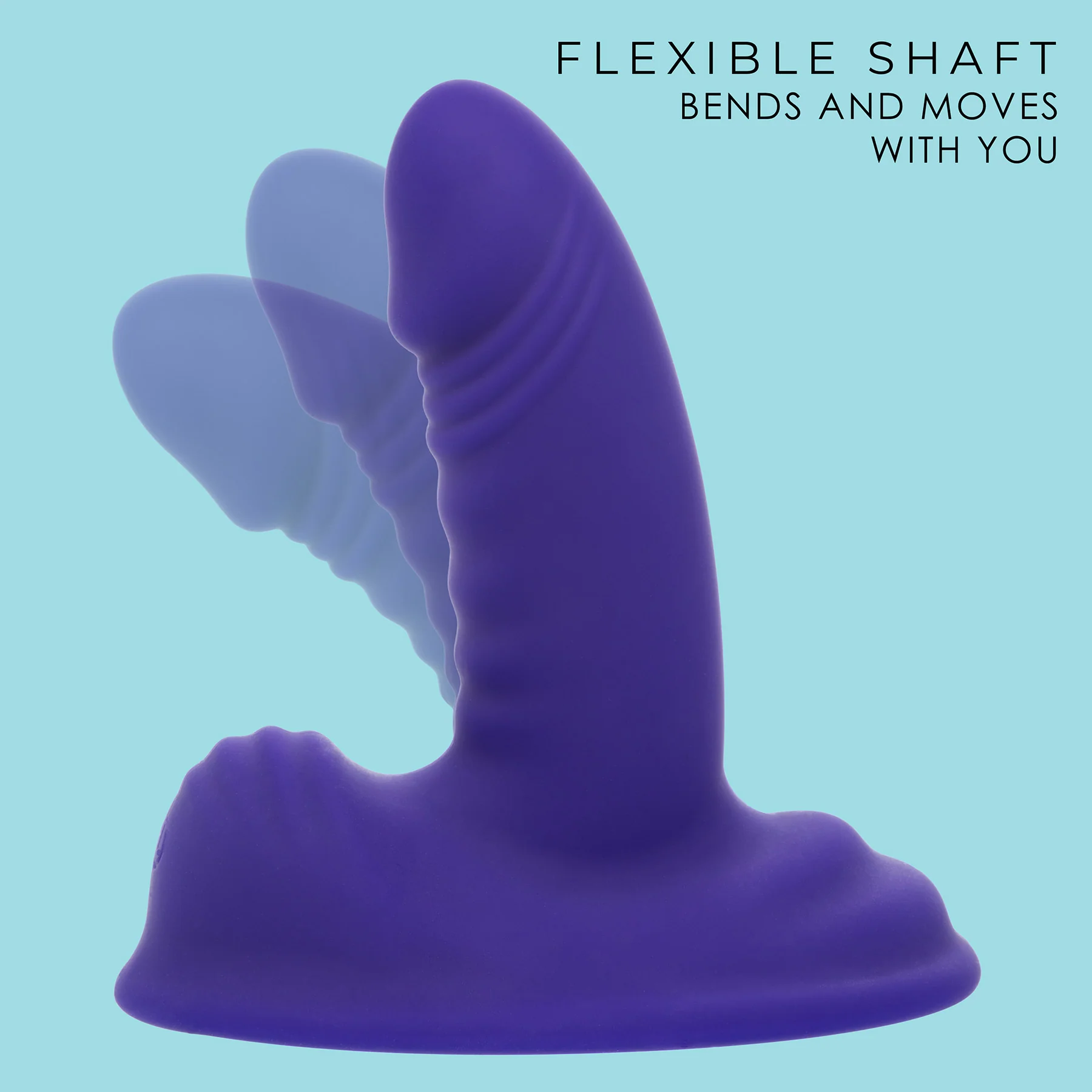 G-Ride™ Thrill Ride 4.75" Rechargeable Silicone Triple Stimulation Dildo - Image 4