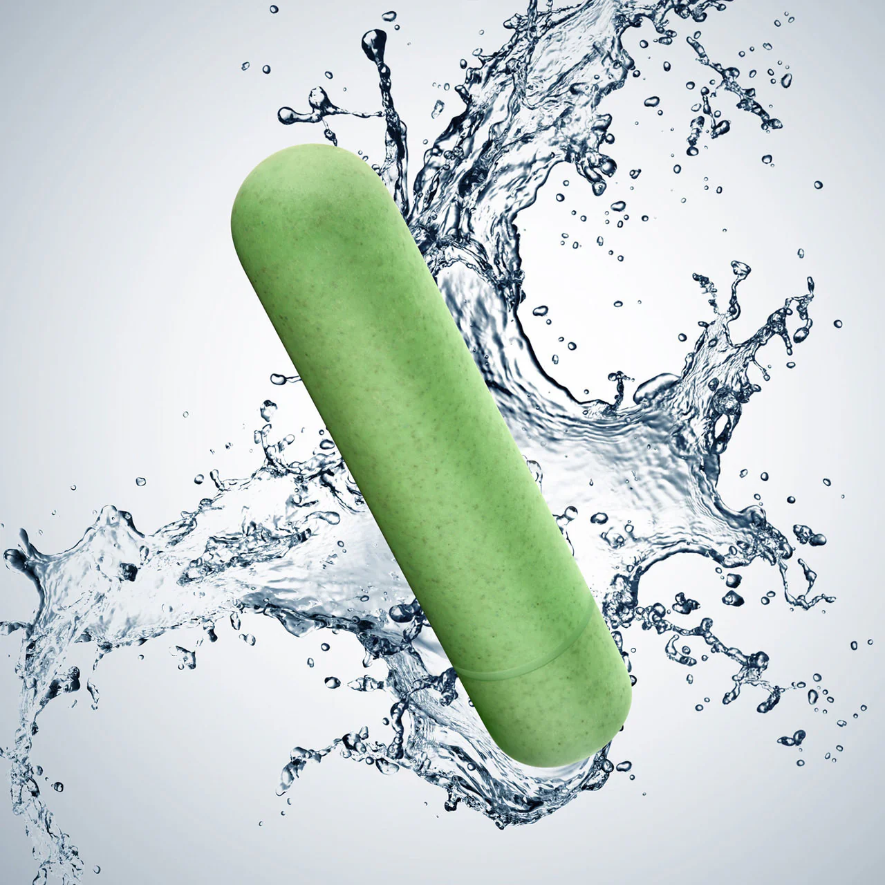 Gaia Eco Bullet Biodegradable & Recyclable Mini Vibrator By Blush Novelties - Green - Image 7