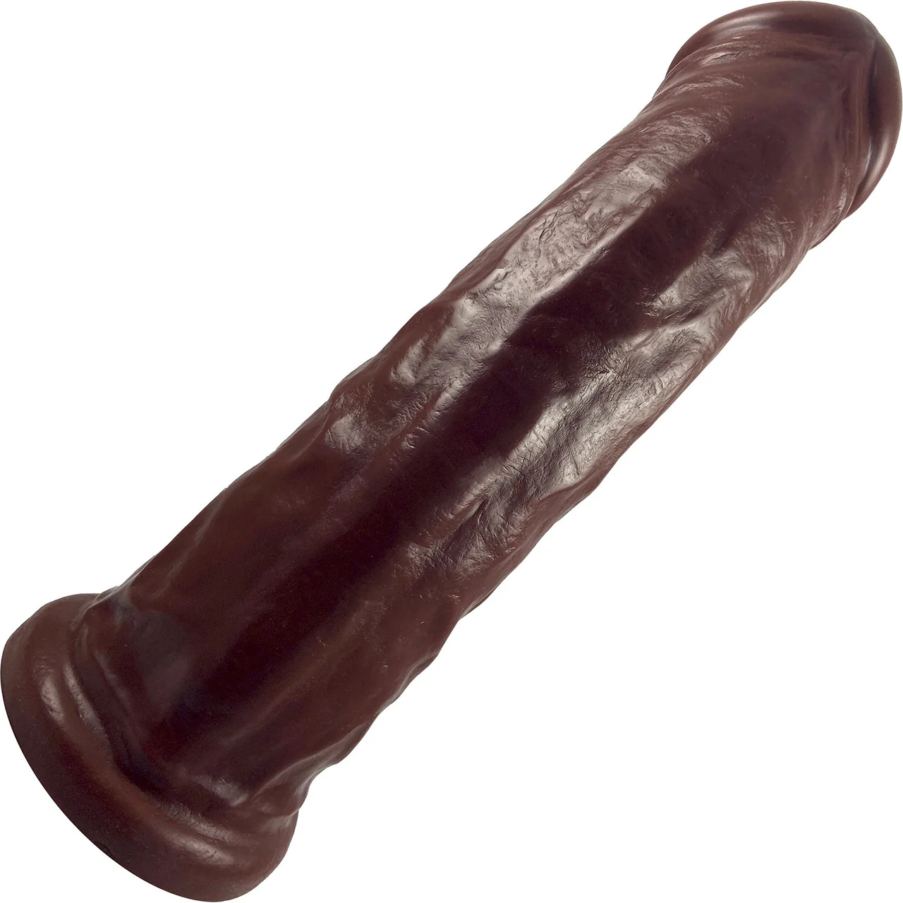 Gambler VixSkin Realistic Silicone Extra Large Dildo By Vixen - Chocolate - Image 3