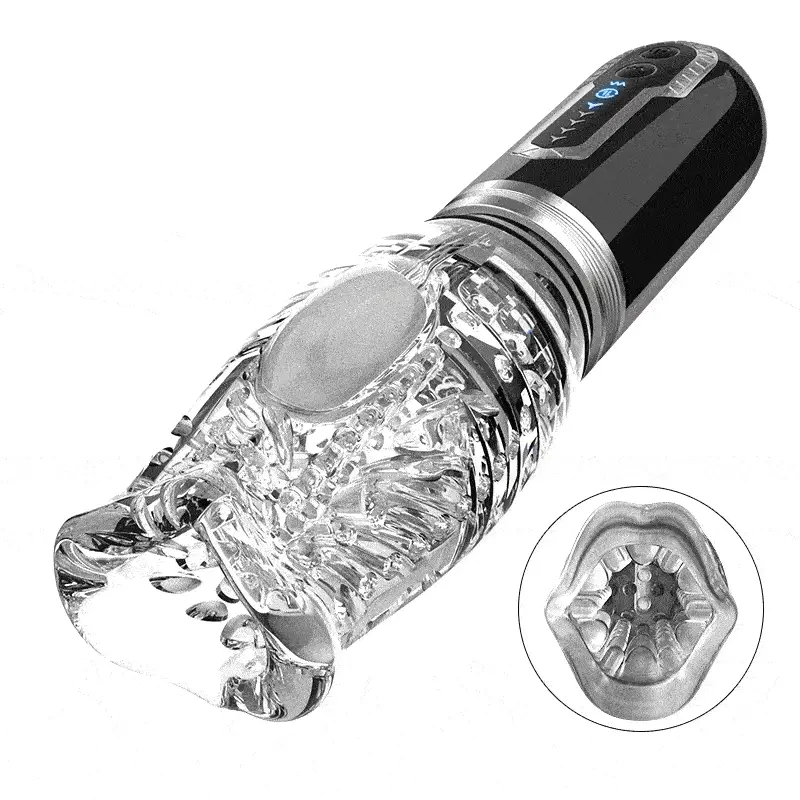 The Male Rose 3 Thrusting Rotating Vibrating Oral Sex Penis Masturbator - Image 2