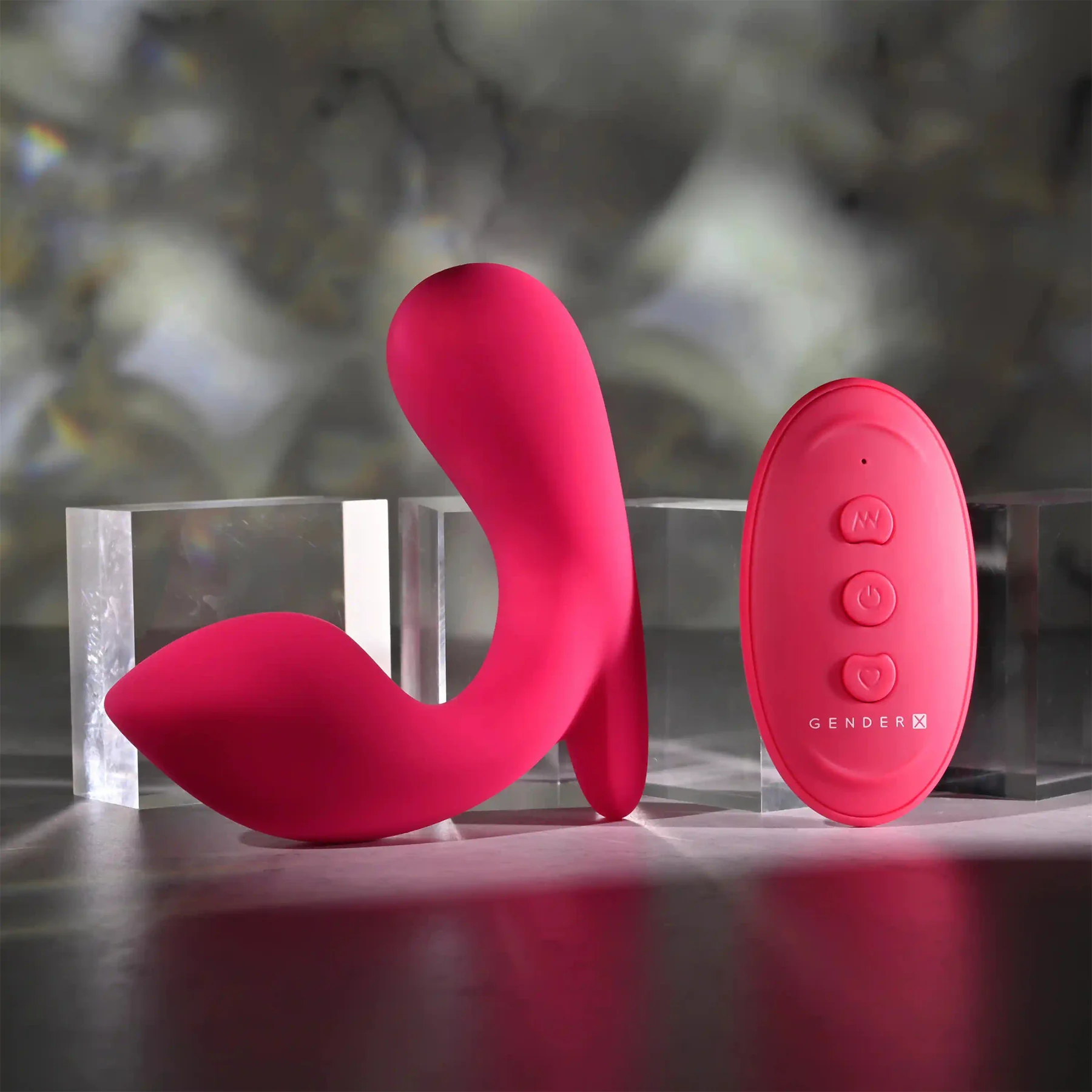 Gender X All About The Bass Dual Stimulation Rechargeable Silicone Vibrator With Remote - Image 2
