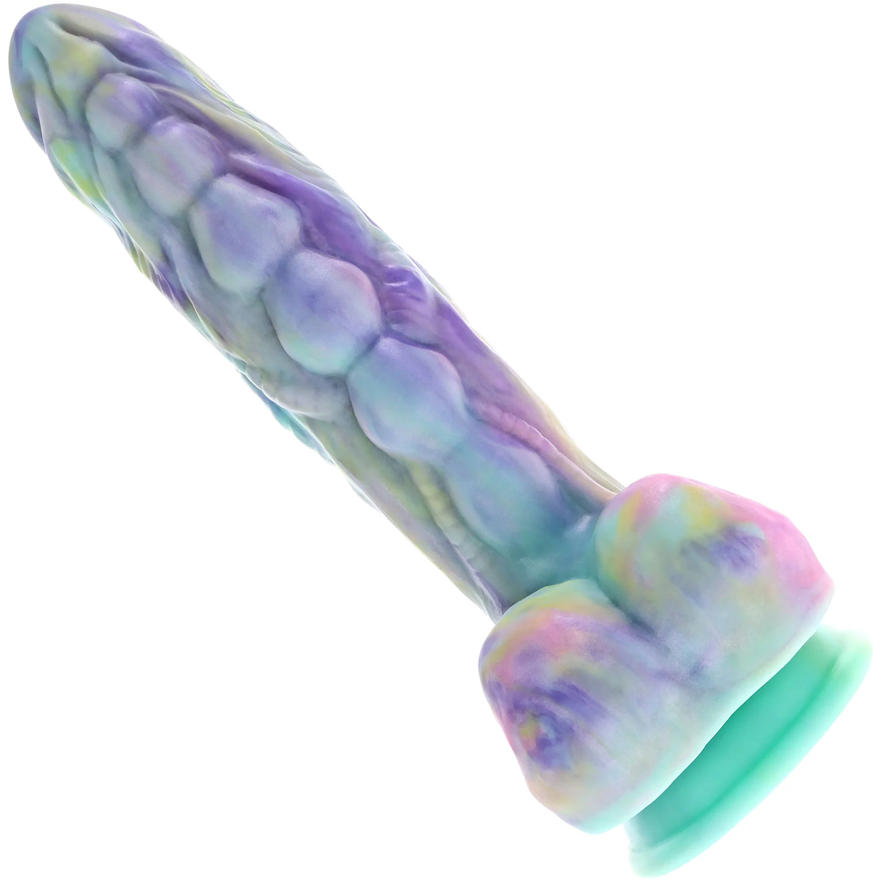 Gender X Monster's Ball 9.25" Silicone Thrusting Vibrating Dildo With Remote - Image 11