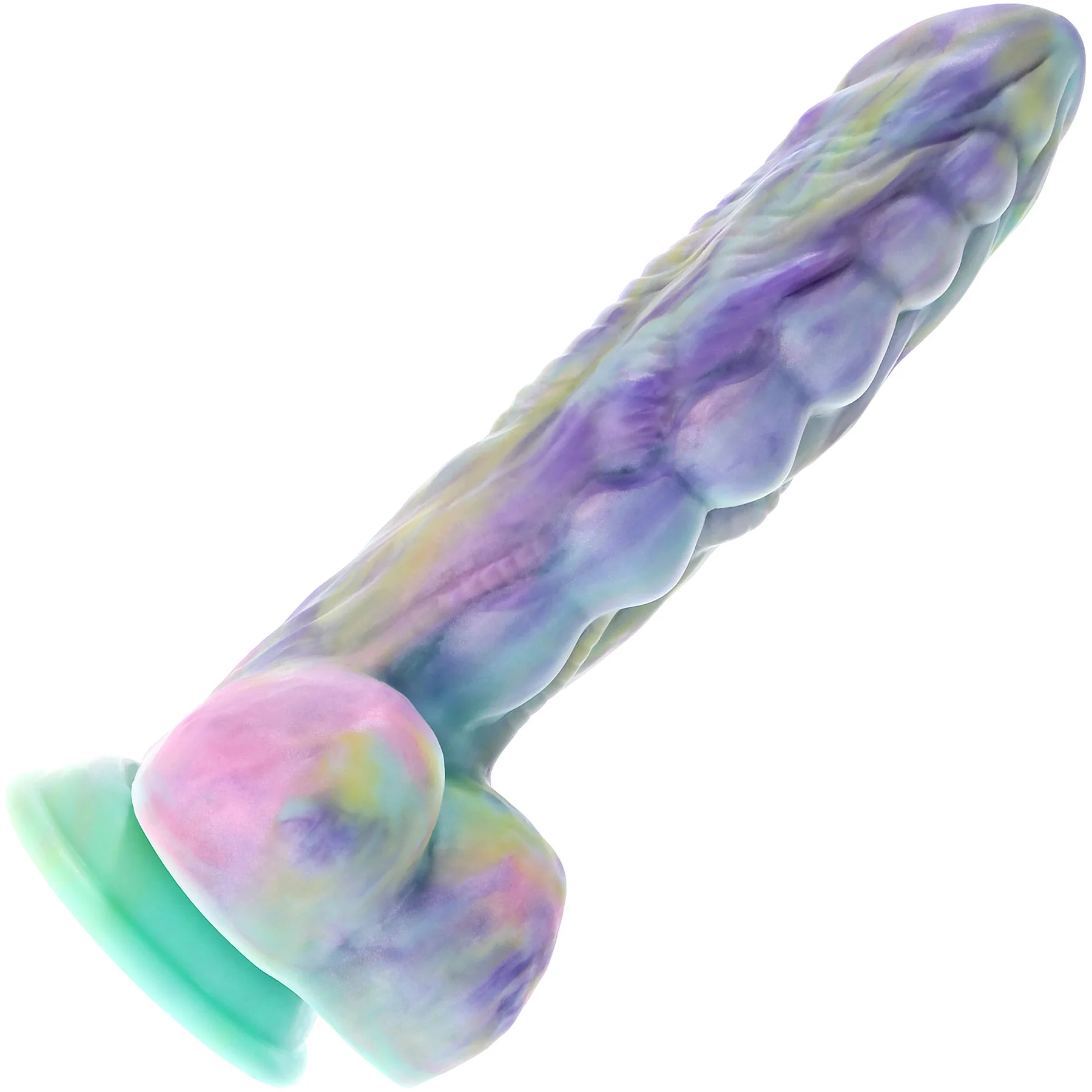Gender X Monster's Ball 9.25" Silicone Thrusting Vibrating Dildo With Remote - Image 13