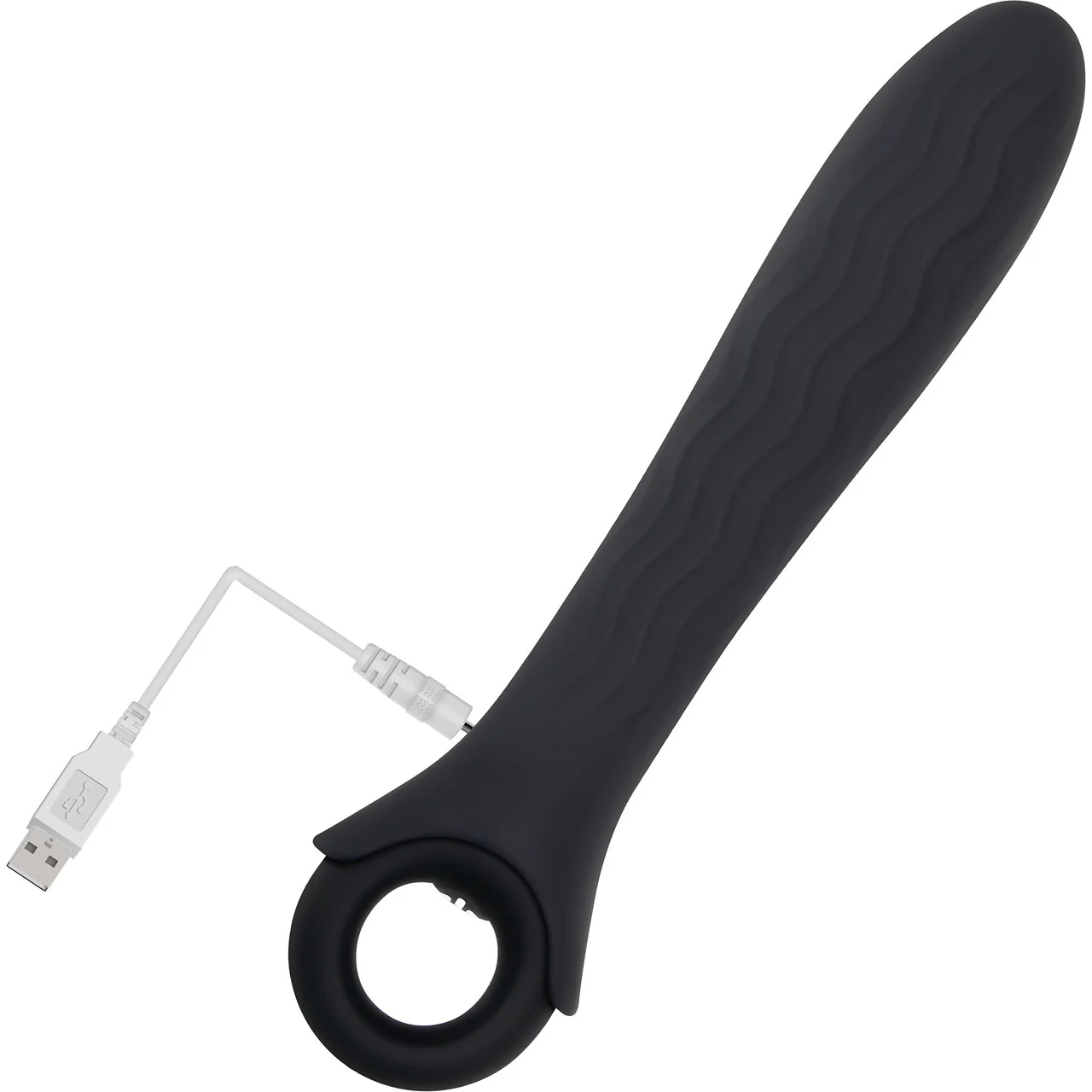 Gender X Powerhouse Rechargeable Silicone Powerful Vibrator - Black - Image 7